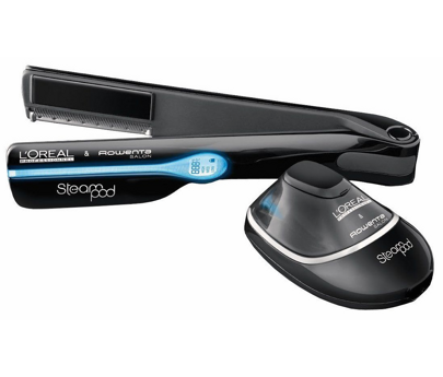 STEAMPOD ALISADOR A VAPOR PRETO 