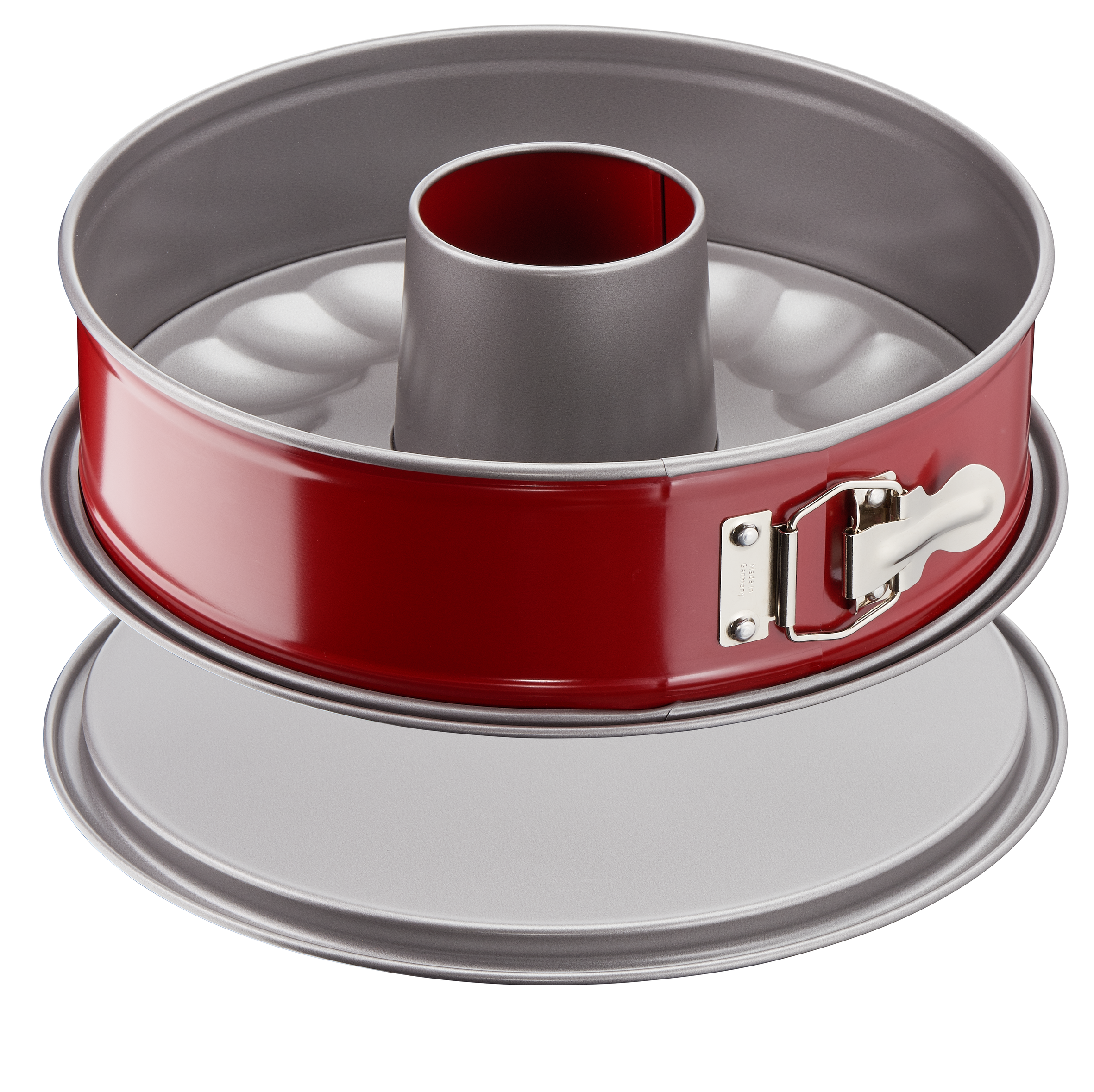 Csatos sütőforma tortához Tefal Delibake J1642874 Piros/Szürke 27 cm
