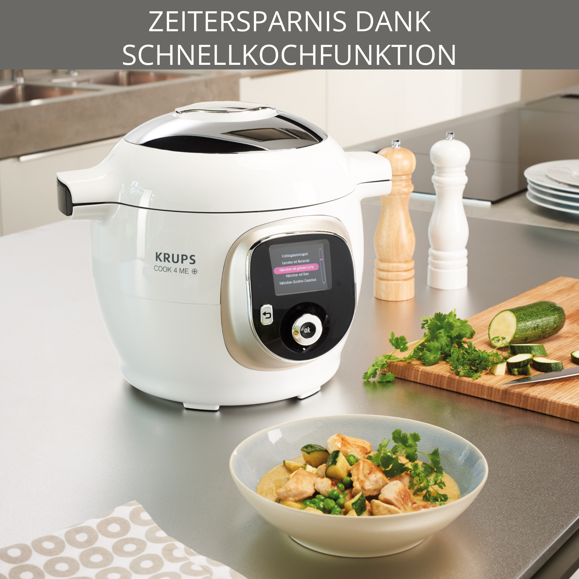 Griff-Abdeckung SS-208060 – Ersatzteil Für Krups/Moulinex CZ7101 Cook4Me Multikocher