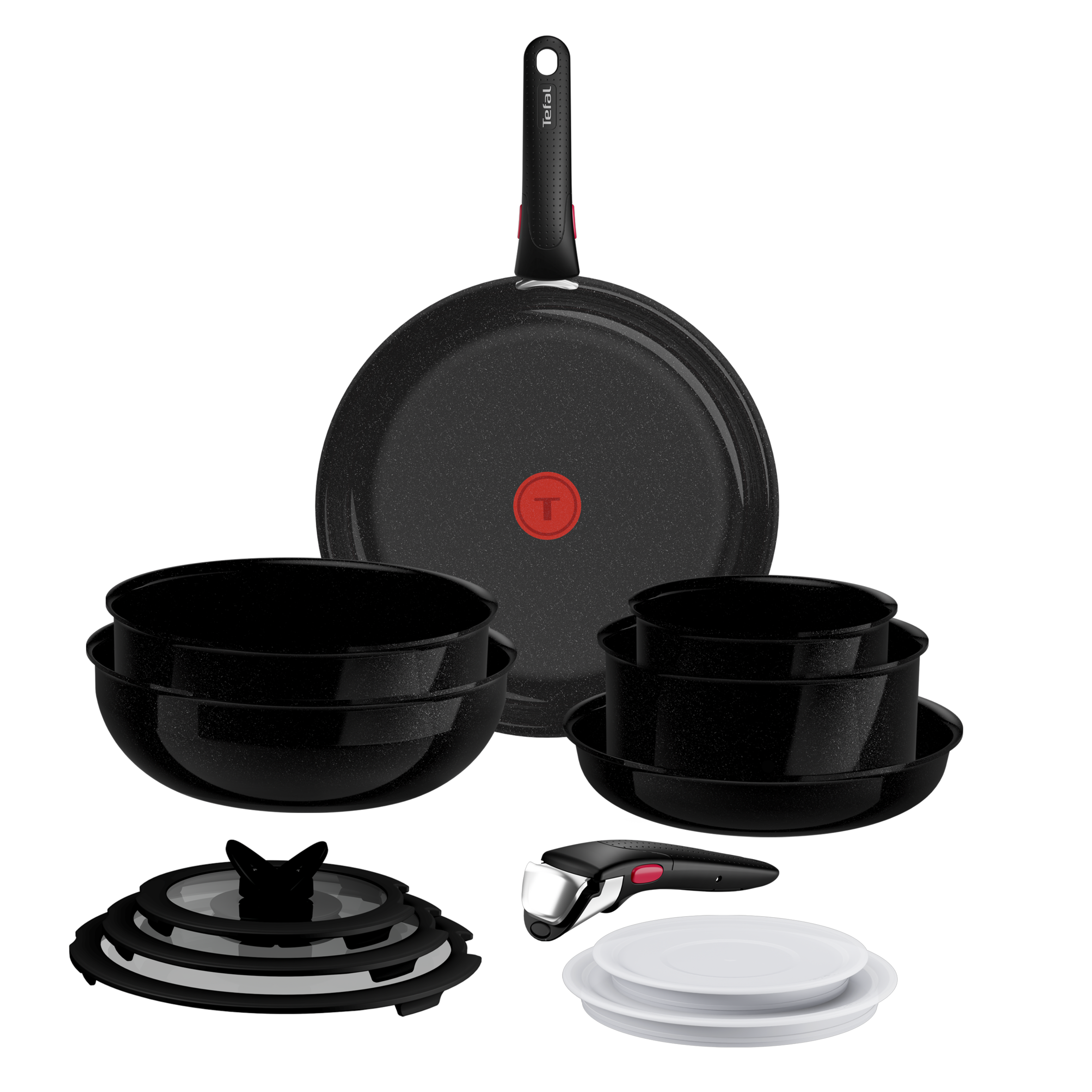 Ingenio Excellence Keramik Unbreakable 13-teiliges Kochgeschirr-Set, FusionCore Versiegelung, L27094