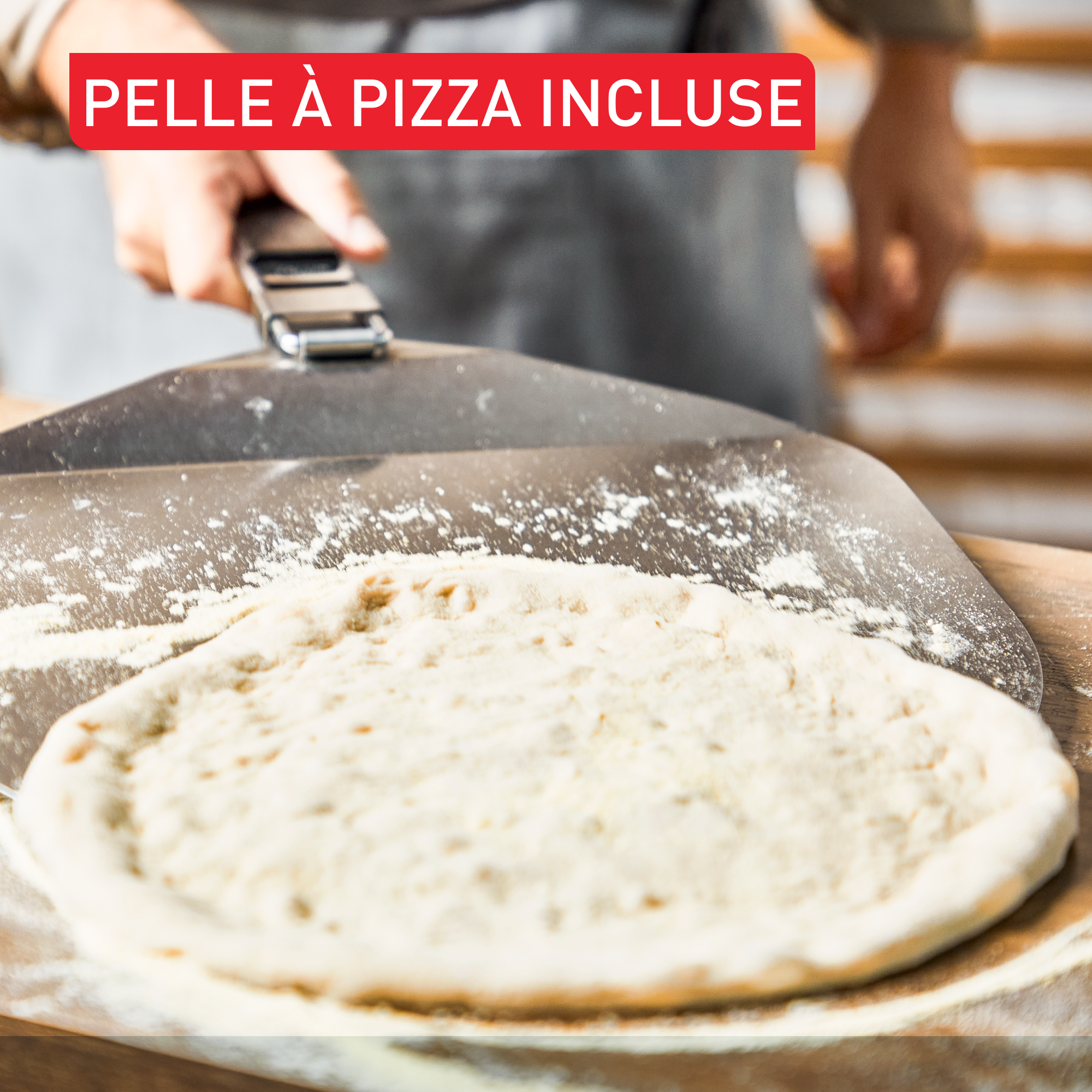 Four à Pizza Gaz Extérieur Avec Pierre Rotative 35,6 Cm - Cuisson Rapide 60 Secondes - Transportable Avec Sac