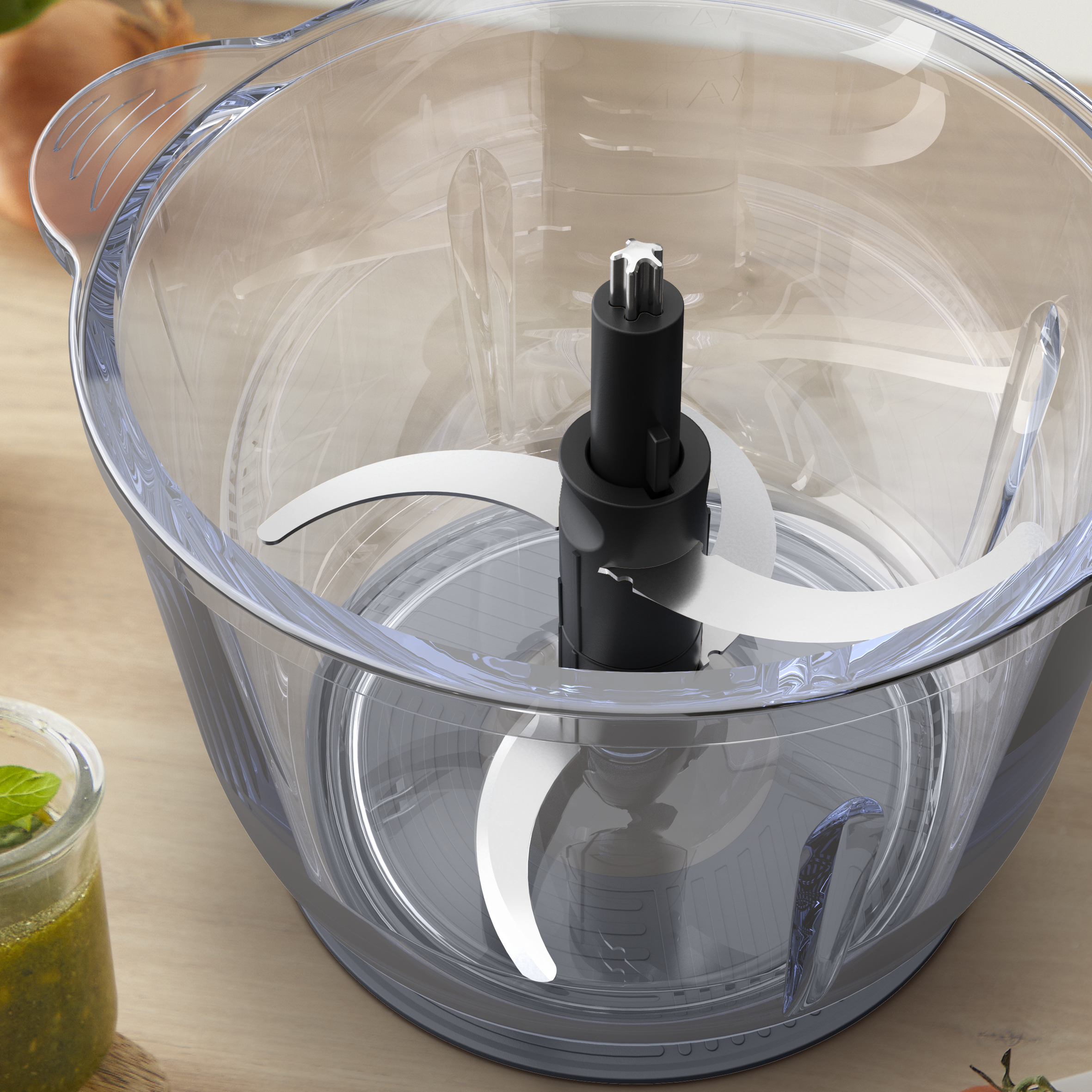 3 Pezzi Barattolo Di Ricambio In Plastica Per Frullatore Mini Osterizer 4937 – Accessori Per Macinare Spezie E Salse