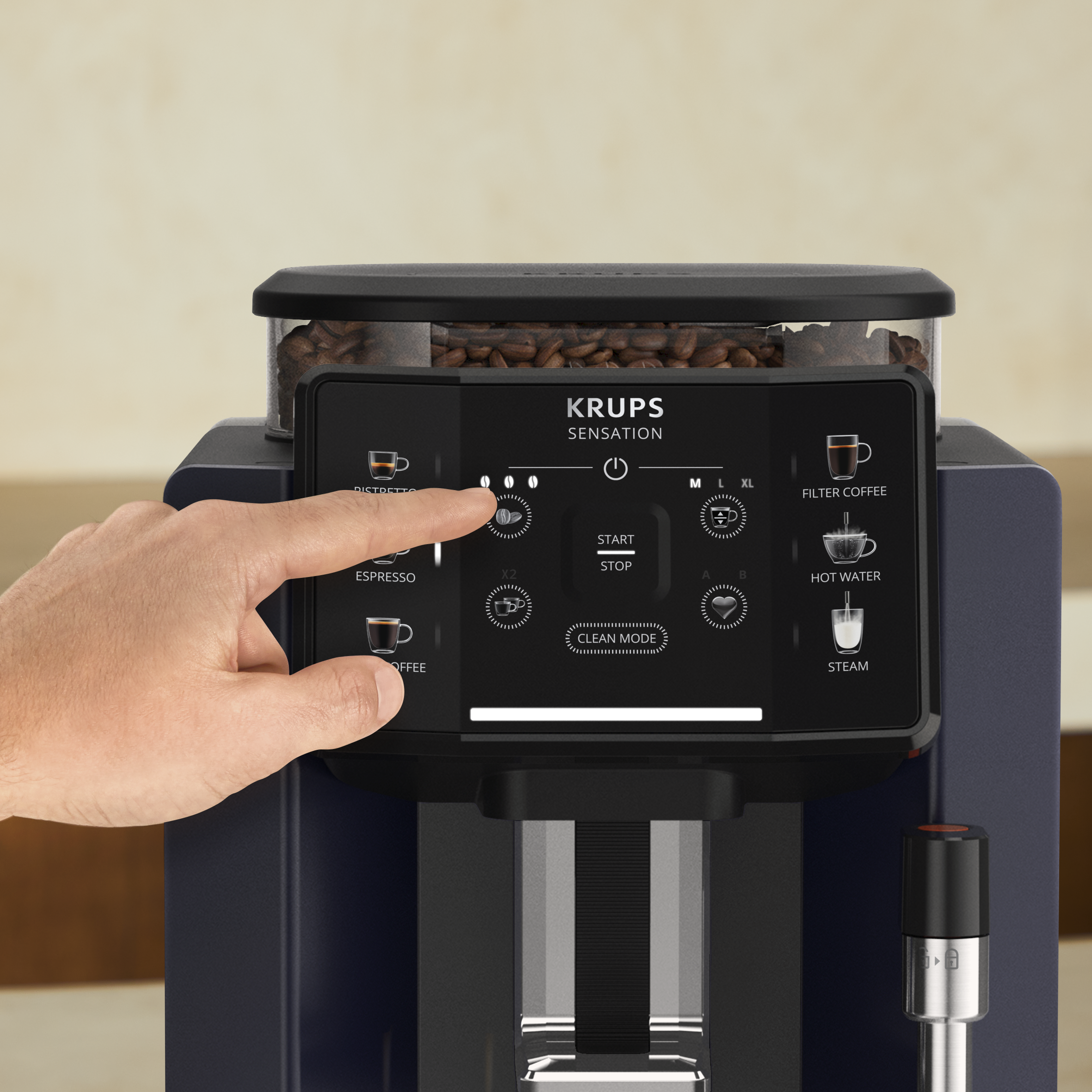Sensation Kaffeevollautomat EA910B Kaffeevollautomaten Krups — free download