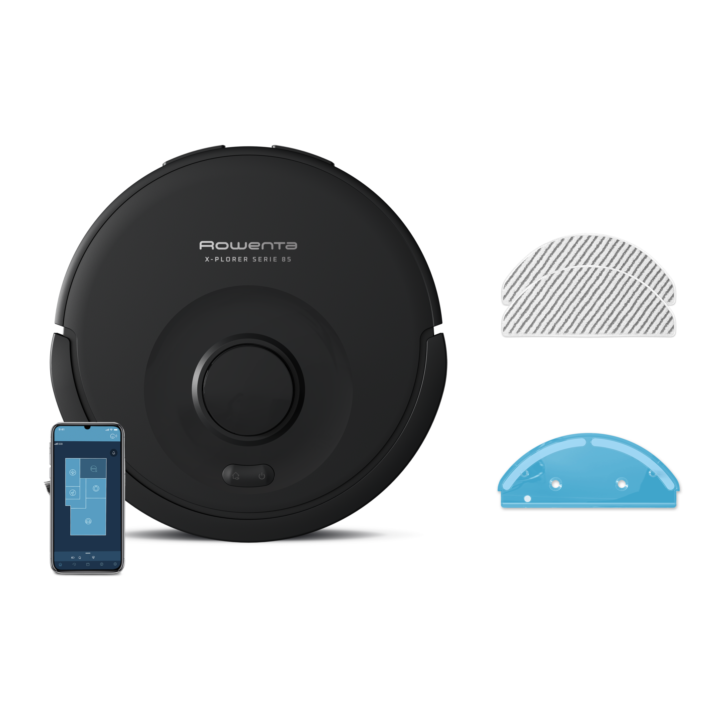 Rowenta X-PLORER Serie 85, Aspirateur robot laveur, Aspiration en profondeur, RR87C5WH - Electroménager Rowenta X-PLORER Serie 85, Aspirateur robot laveur, Aspiration en profondeur, RR87C5WH - Electroménager