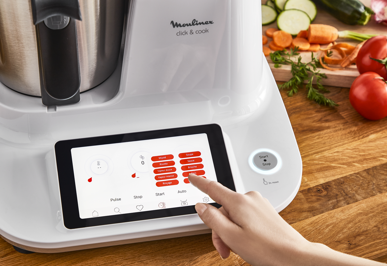 Click&Cook 1400 W Blanc | Bons Plans | Moulinex