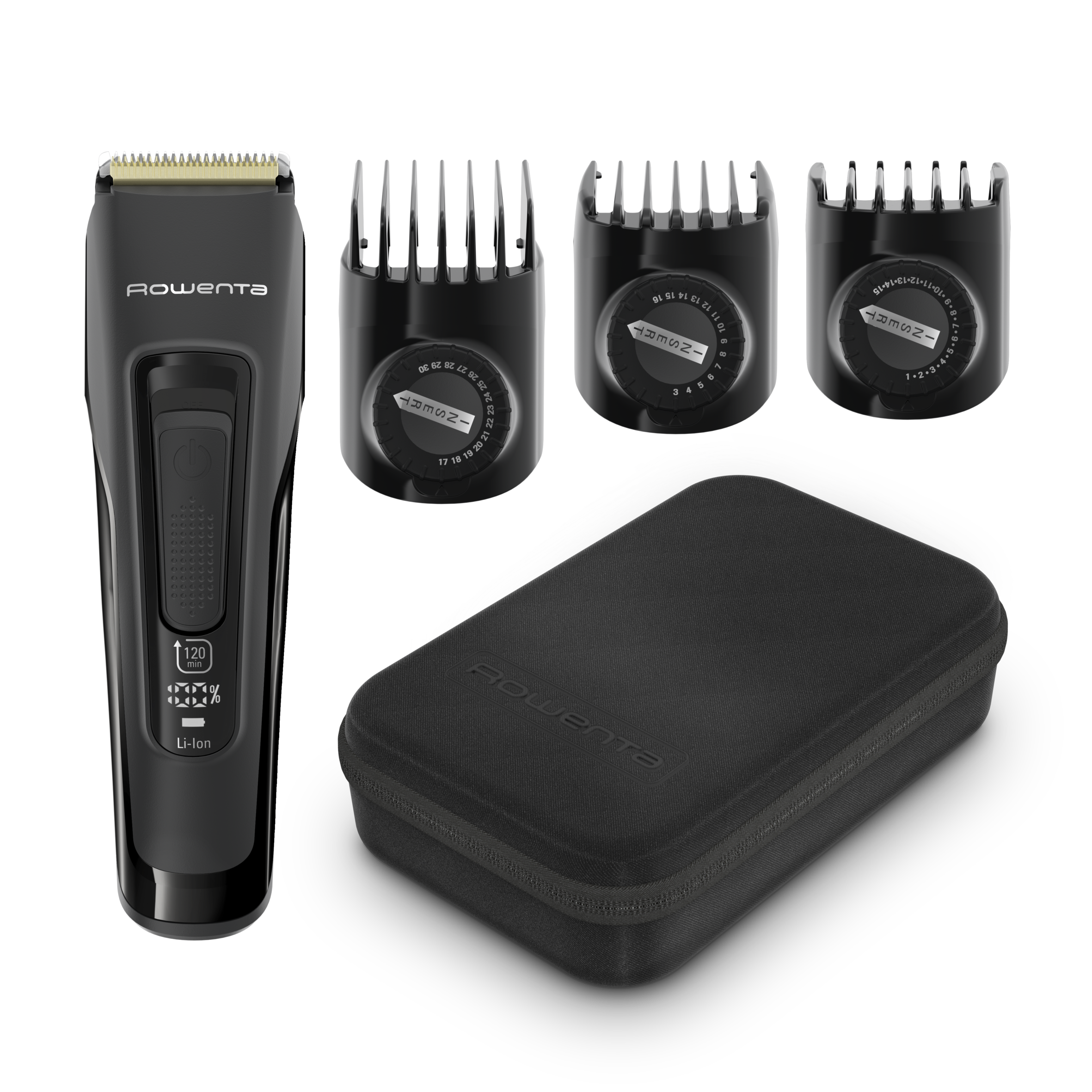 Advancer Xpert, Cortapelos, 3 accesorios, Negro