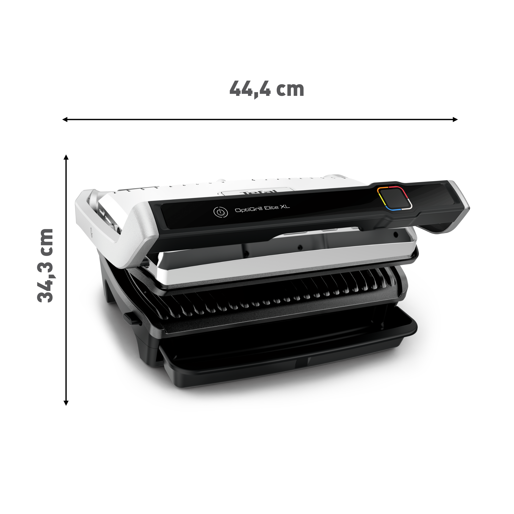 Elektrický gril Tefal OptiGrill Elite XL GC760D30 Stříbrný/Černý | Tefal