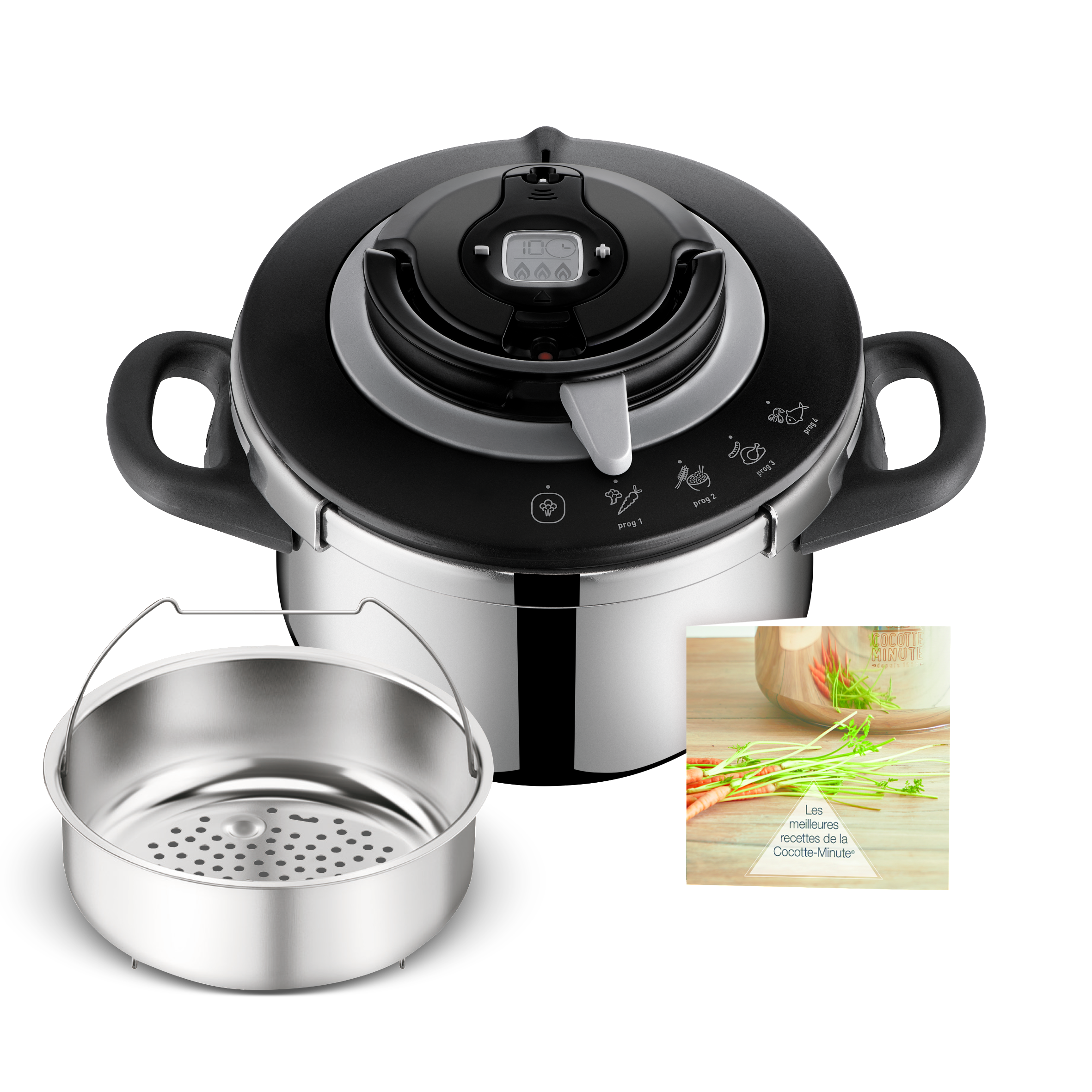 Nerezový tlakový hrnec Tefal Clipso+ CHEF 4.5 L P4550632