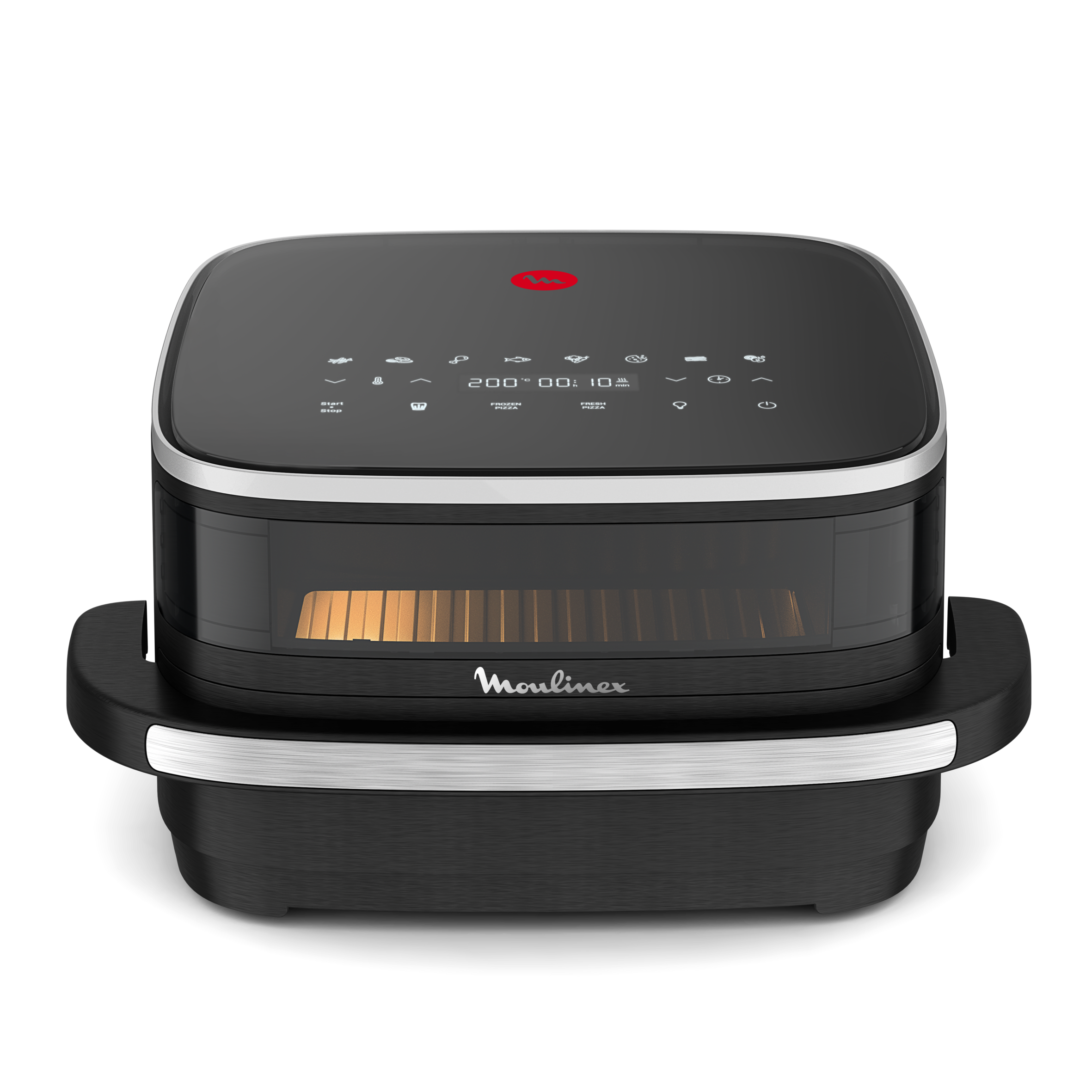 Easy Fry XL Surface & Pizza, air fryer, grande surface de cuisson, 4L, Format compact, Fenêtre