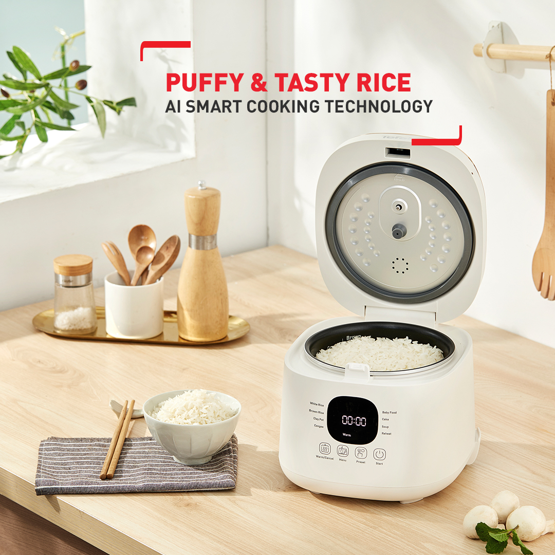 Tefal Mini Fuzzy Logic Rice Cooker RK5151 (4 cups) | TEFAL