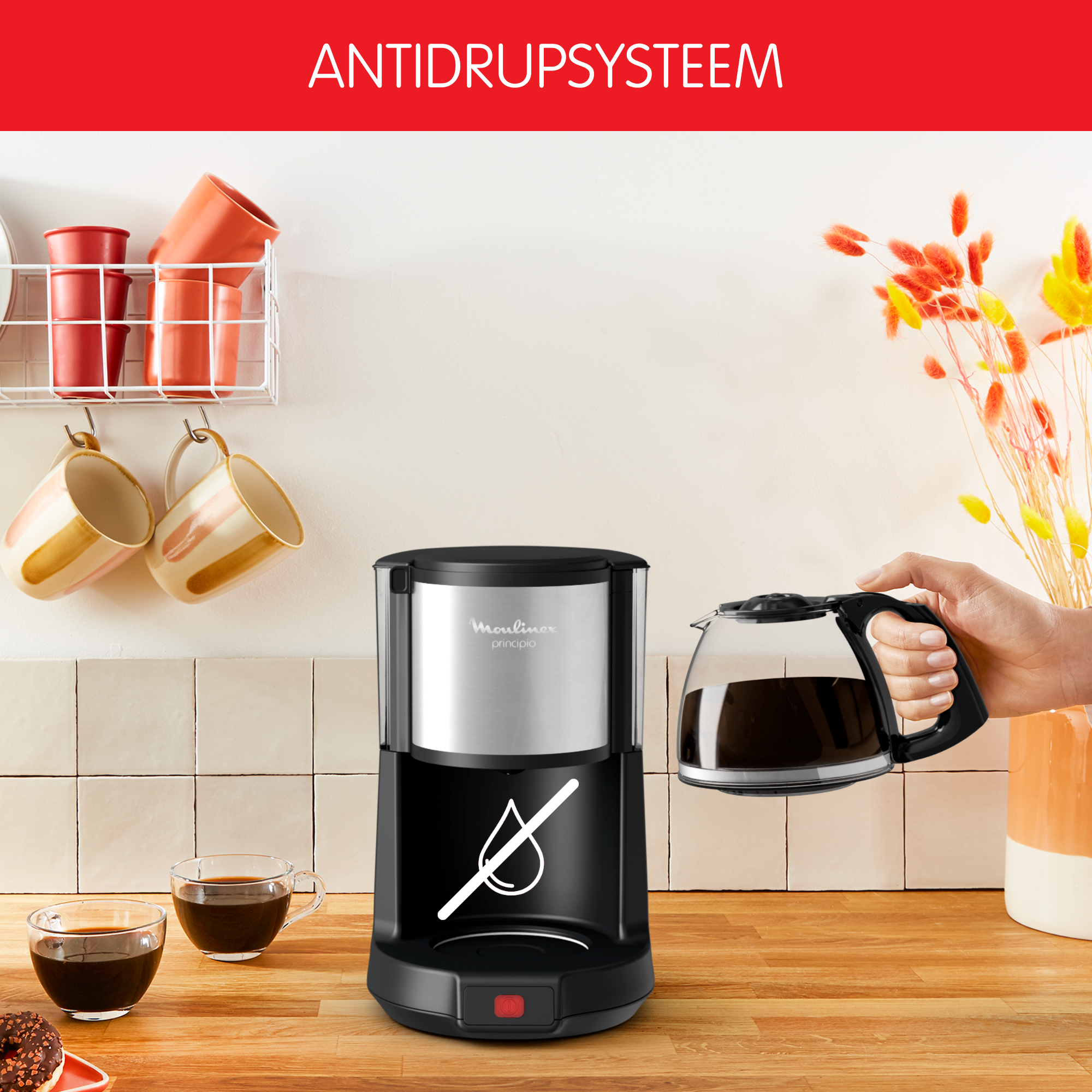 MOULINEX LS260800 Subito Broodrooster - roestvrij staal en zwart
