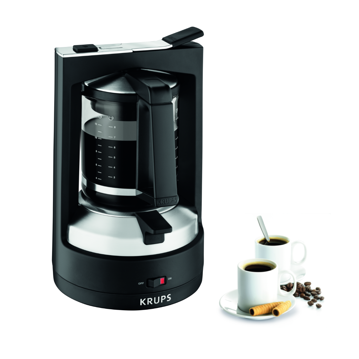 Kaffee-Druckbrühautomat T8 KM4689 | Krups Filterkaffeemaschinen 