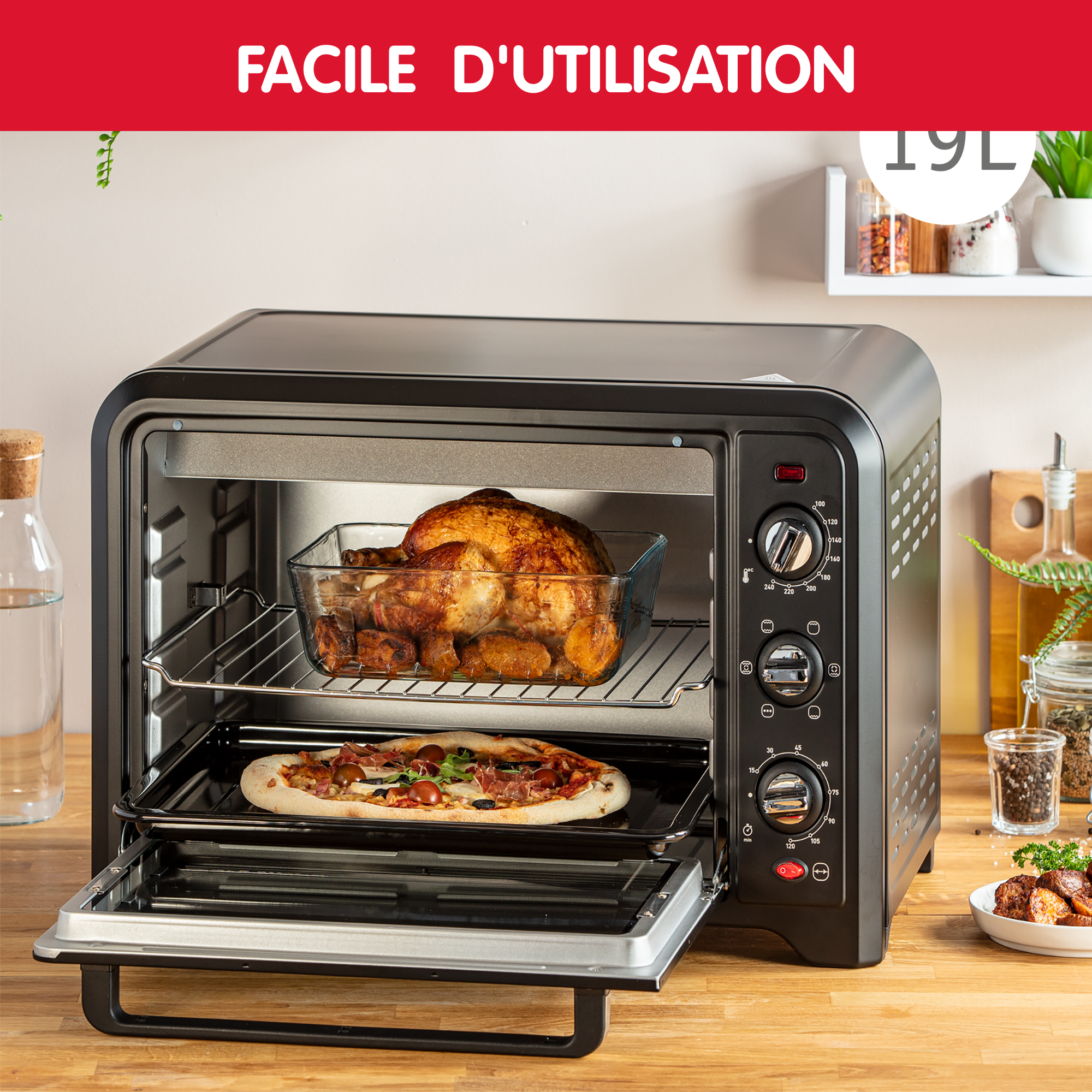 Grille De Cuisson De Rechange Pour Four Moulinex Optimo 19L - Modèles OX4448 OX444821 - Pièce Originale - 9