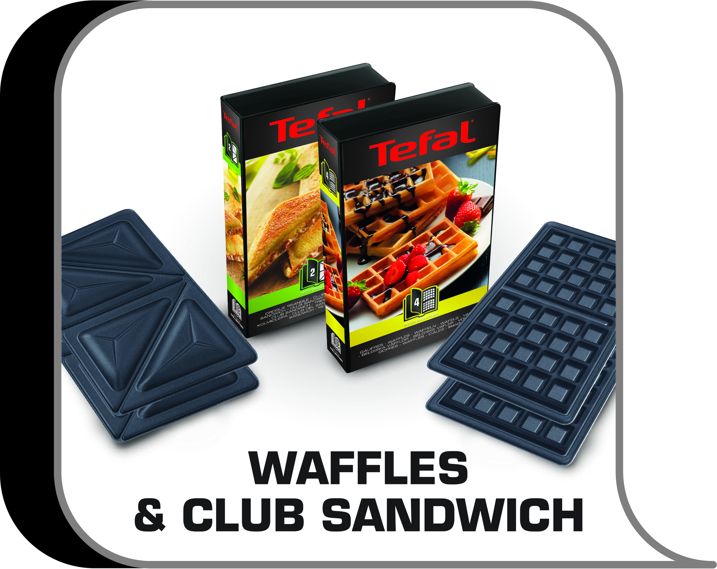 Sendvičovač Tefal Snack Collection SW852D12 Nerezový/Čierny ...