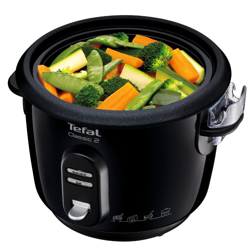 Tefal - RK1011 - Cuiseur à riz, 750 watts, Blanc Tefal - RK1011 - Cuiseur à riz, 750 watts, Blanc