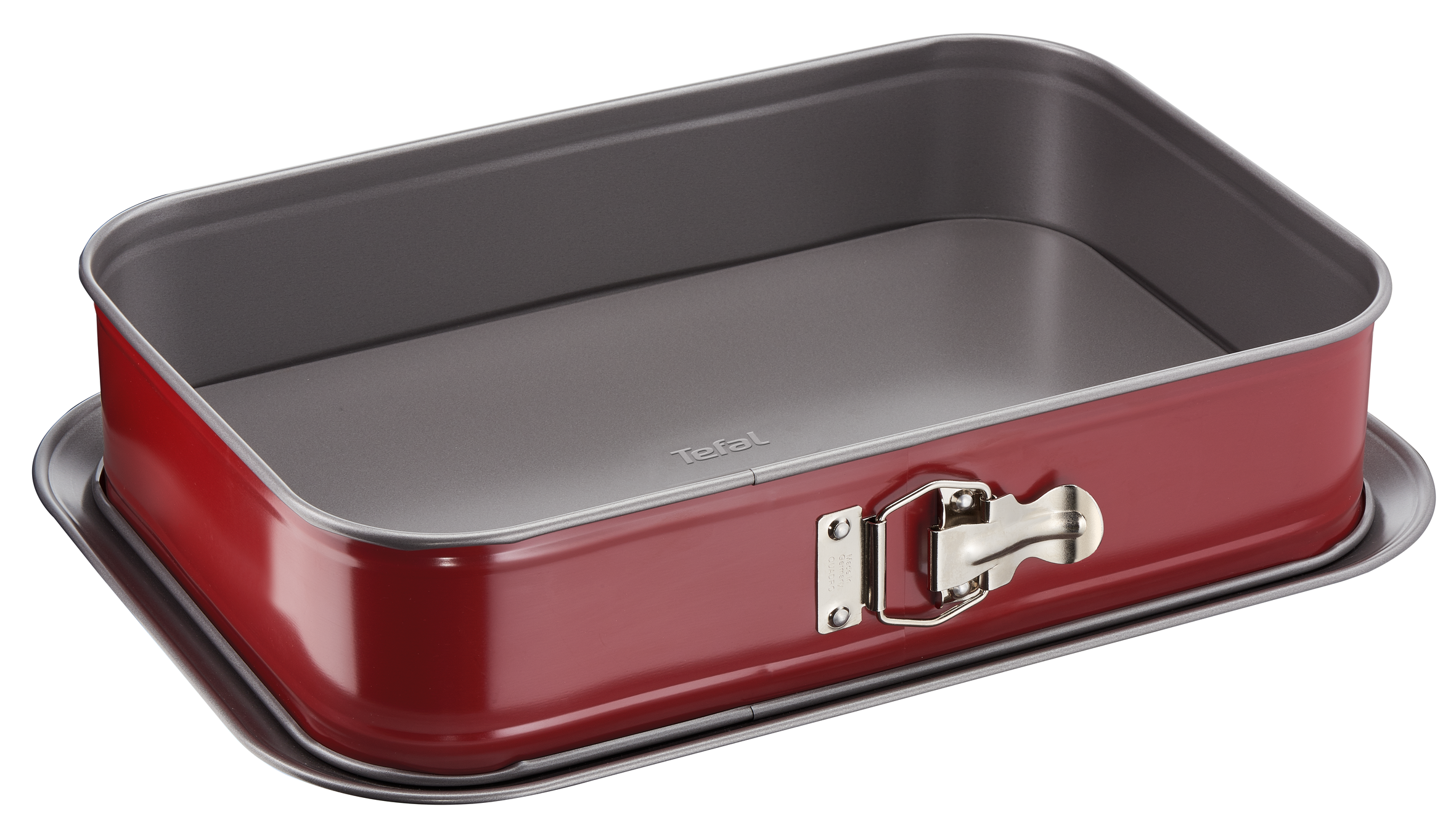 Rozkládací forma na koláč Tefal Delibake J1640574 Červená/Šedá 36x24 cm