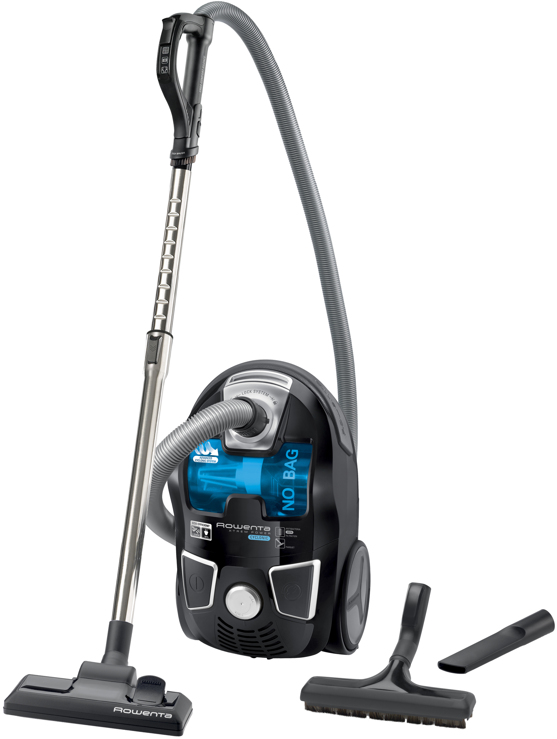 X-Trem Power Cyclonic preto azul-turquesa