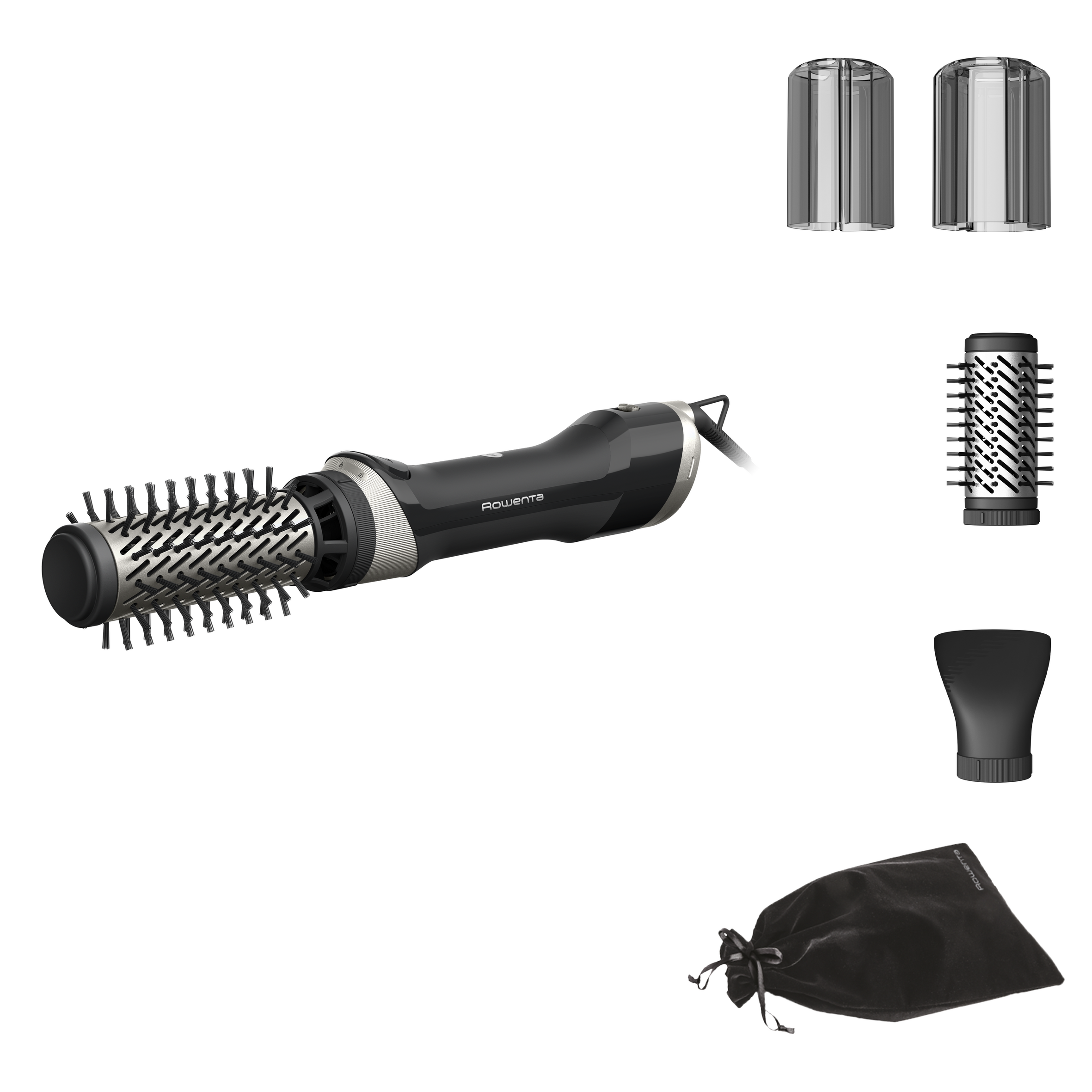 Brush Activ, въртяща се четка с горещ въздух, 1000 W четка с горещ въздух, ергономичен дизайн