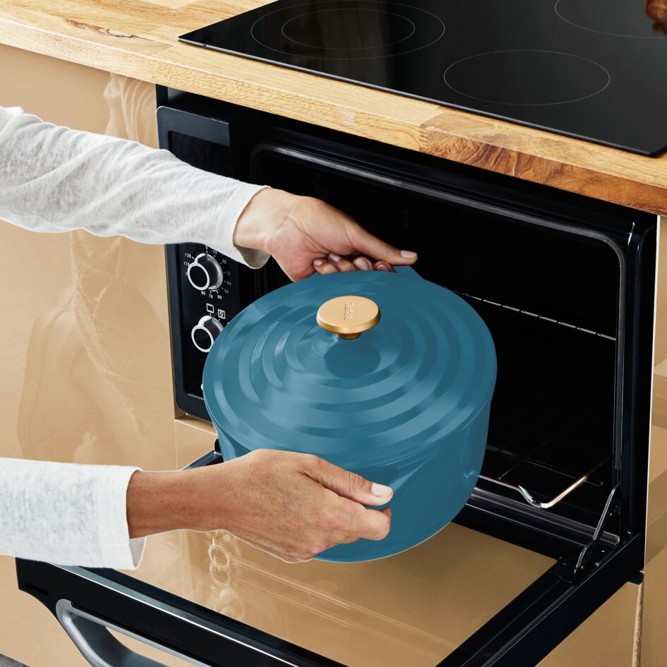 Tefal AIR SOFT LIGHT, Cocotte 24cm, Légère en fonte d'alumin