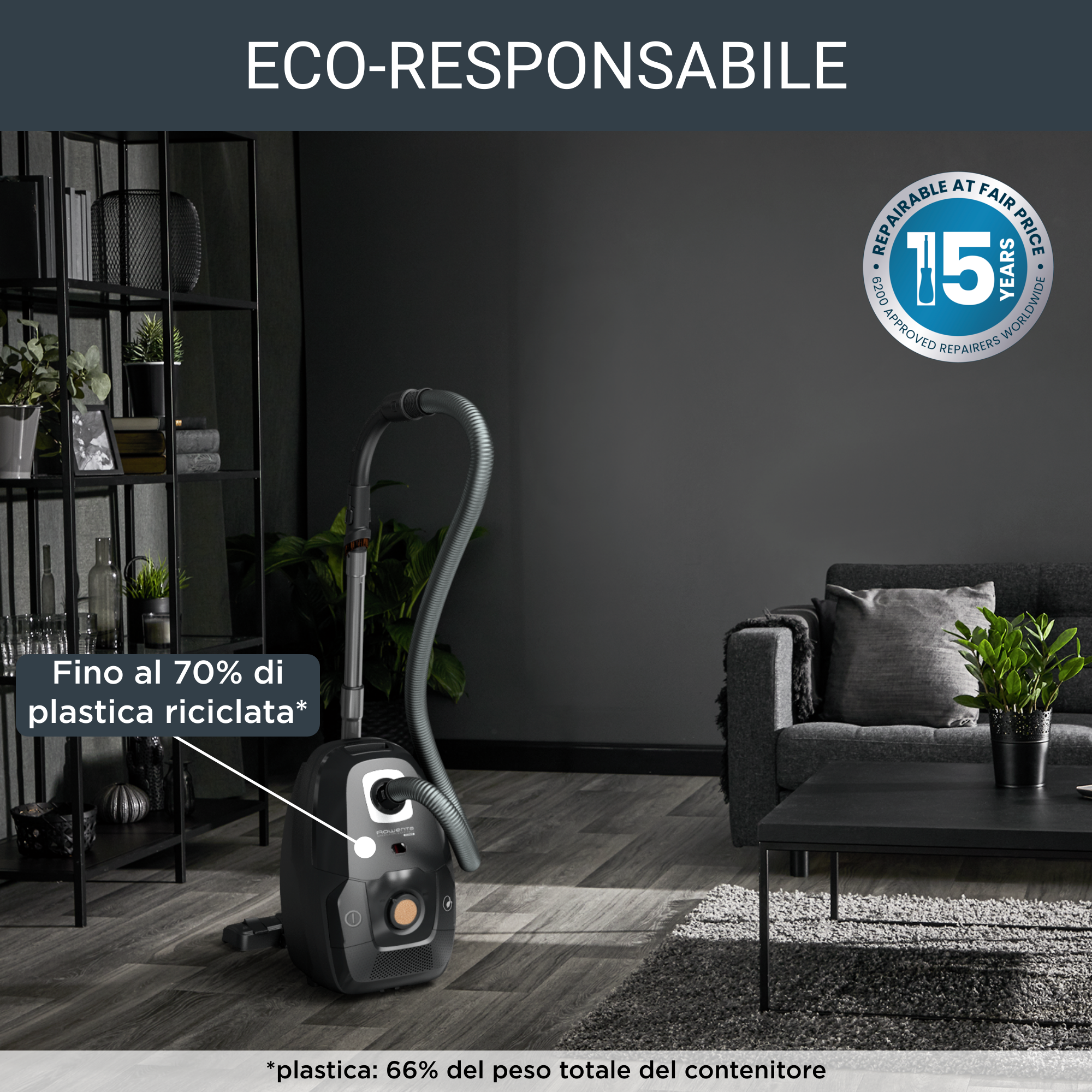 Sacchetti Aspirapolvere Dustwave - 80 Pezzi + 8 Filtri Per Rowenta