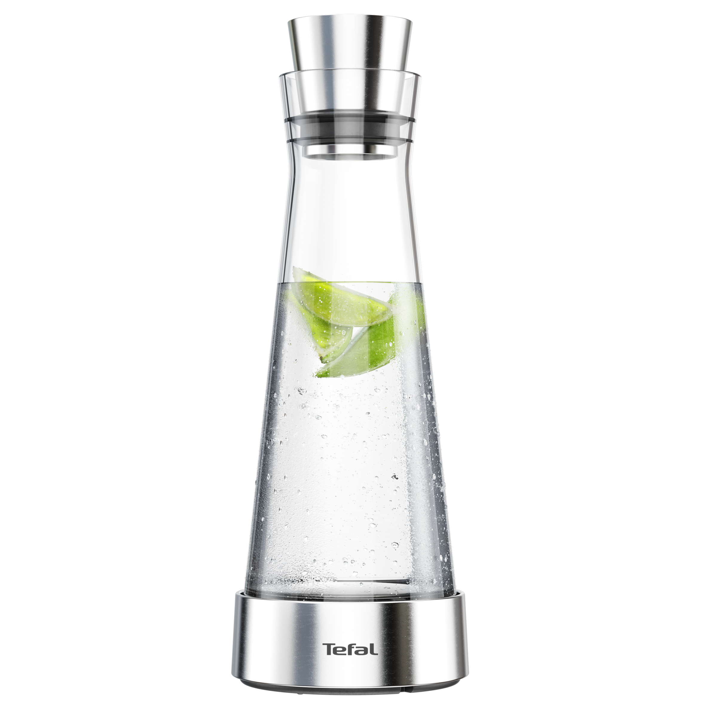 Skleněná chladící karafa Tefal Flow Slim F4160210 Nerezová 1 l