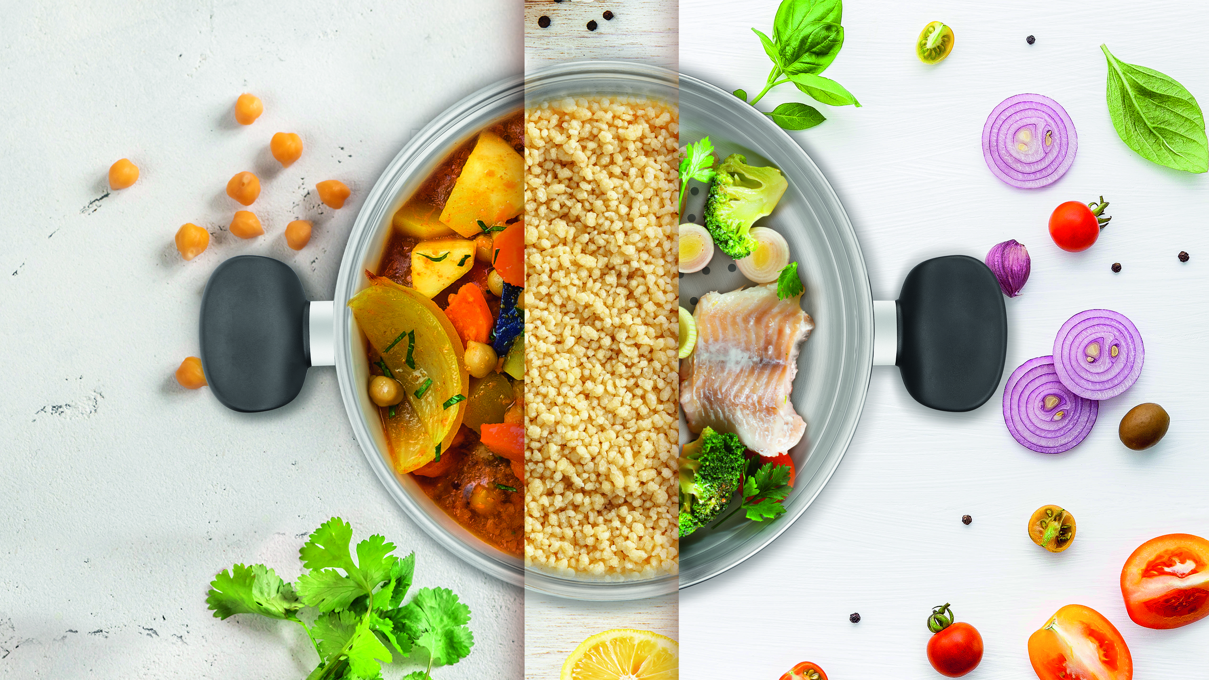 Royal Swiss® Batterie De Cuisine Inox 10 Pièces – Casseroles & Poêles Avec Couvercles En Verre – Tous Feux – Acier Inoxydable Durable (10 Pcs