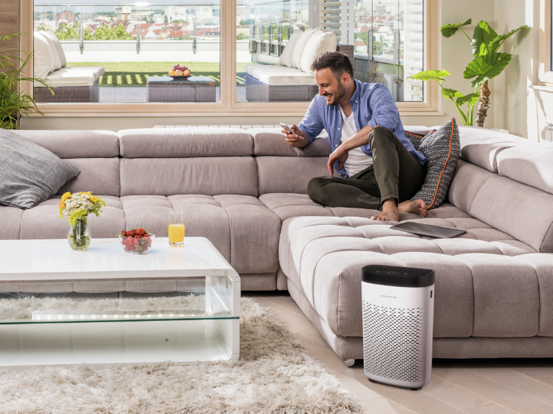 Rowenta Pure Air Essential Purificatore D'Aria - Per Stanze Fino A 90m², 3 Livelli Filtrazione - Foto 3