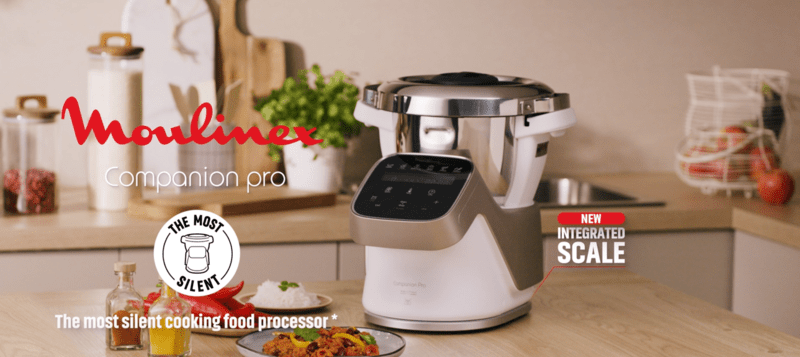 Robot Cuiseur Moulinex Companion HF800 (Blanc) + Accessoires – Occasion