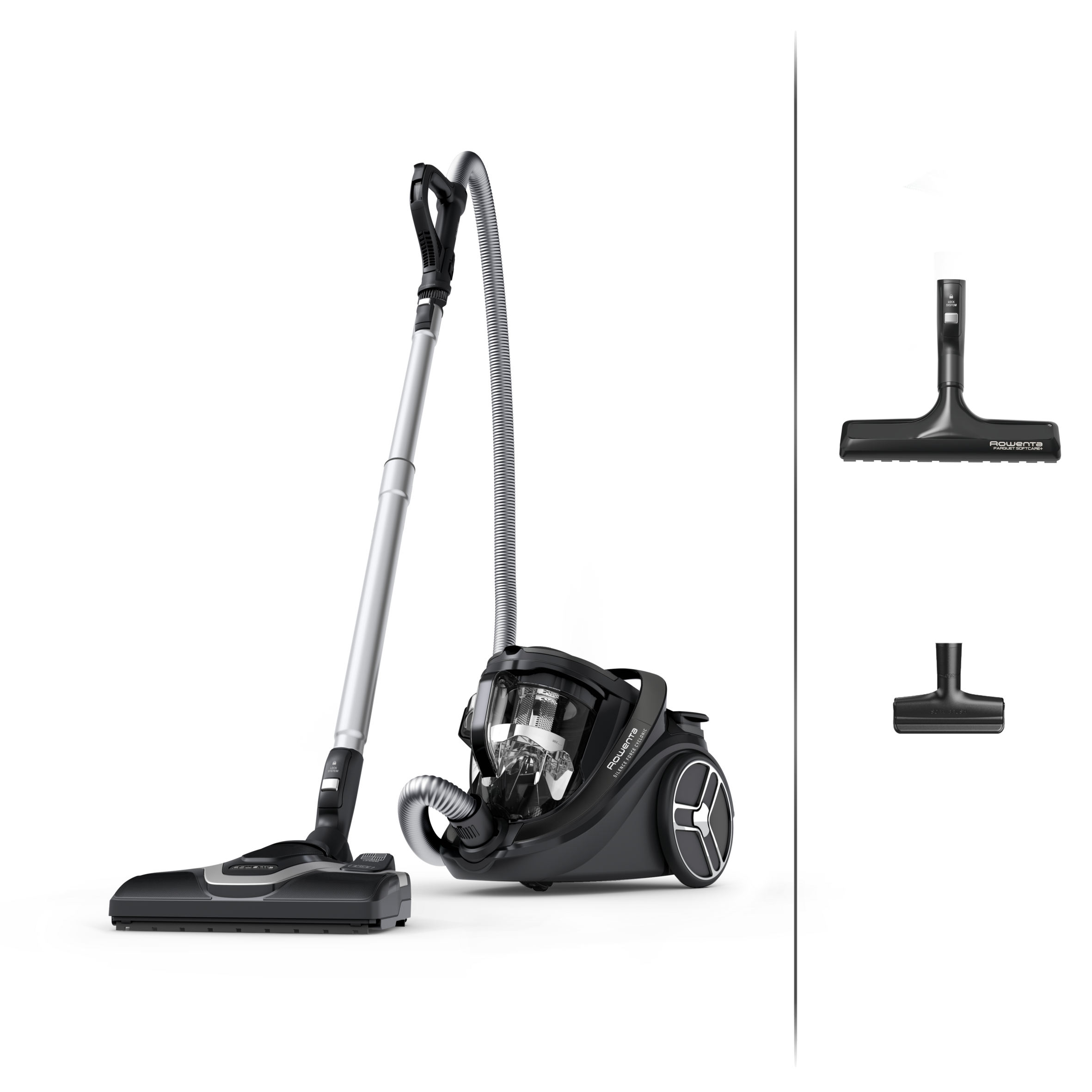 Silence Force Cyclonic Effitech Parquet,Aspirapolvere A Traino Senza Sacco