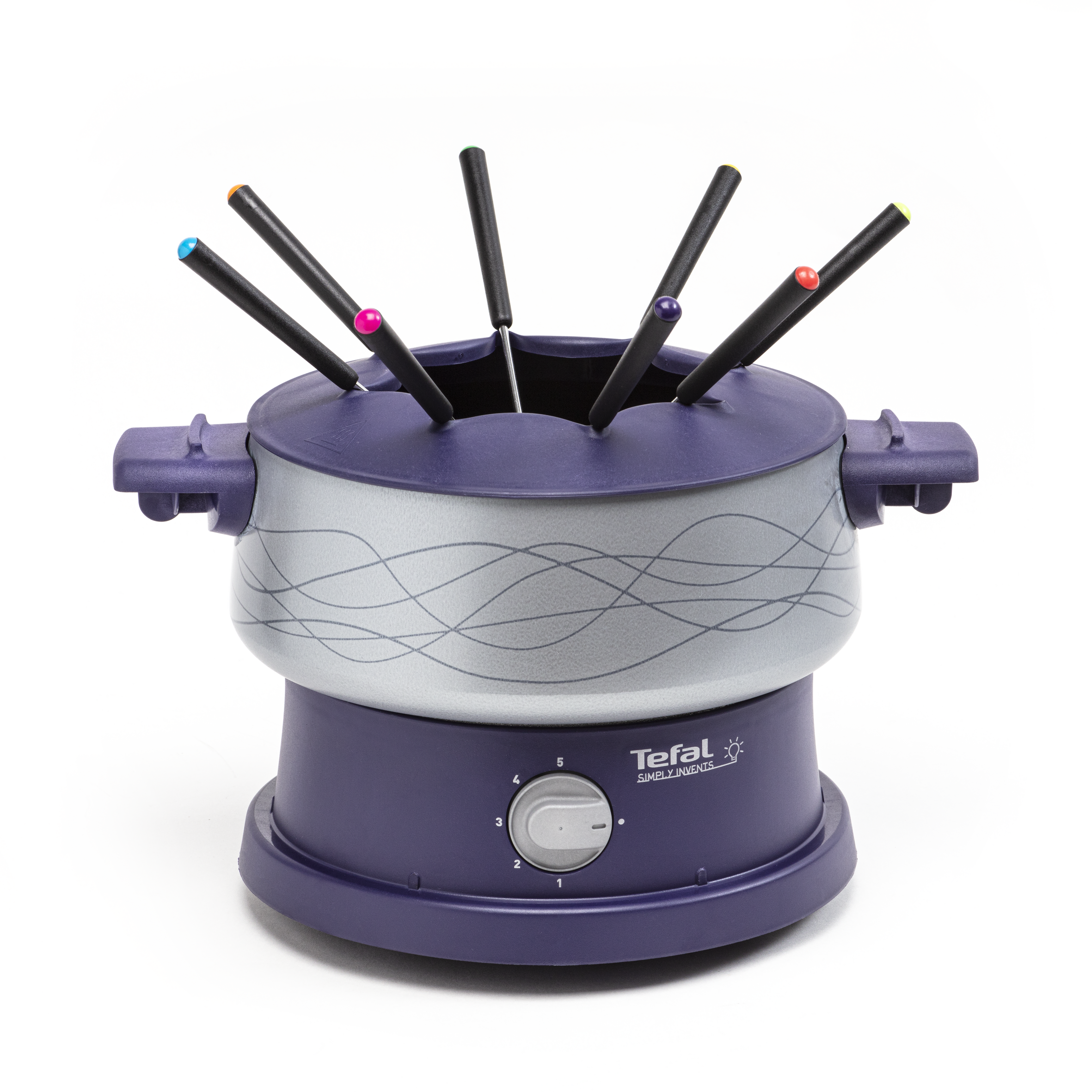 Fonduta Tefal Simply Invent - Tegame Blu Con 8 Forchette E 5 Ciotole - Foto 8
