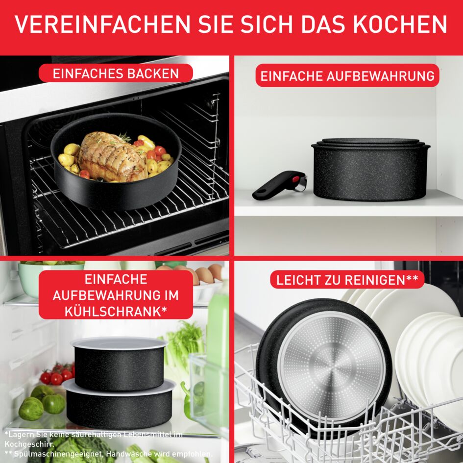 Accessoires et pièces détachées Ingenio Black Stone Lot de 6 pièces L3999002