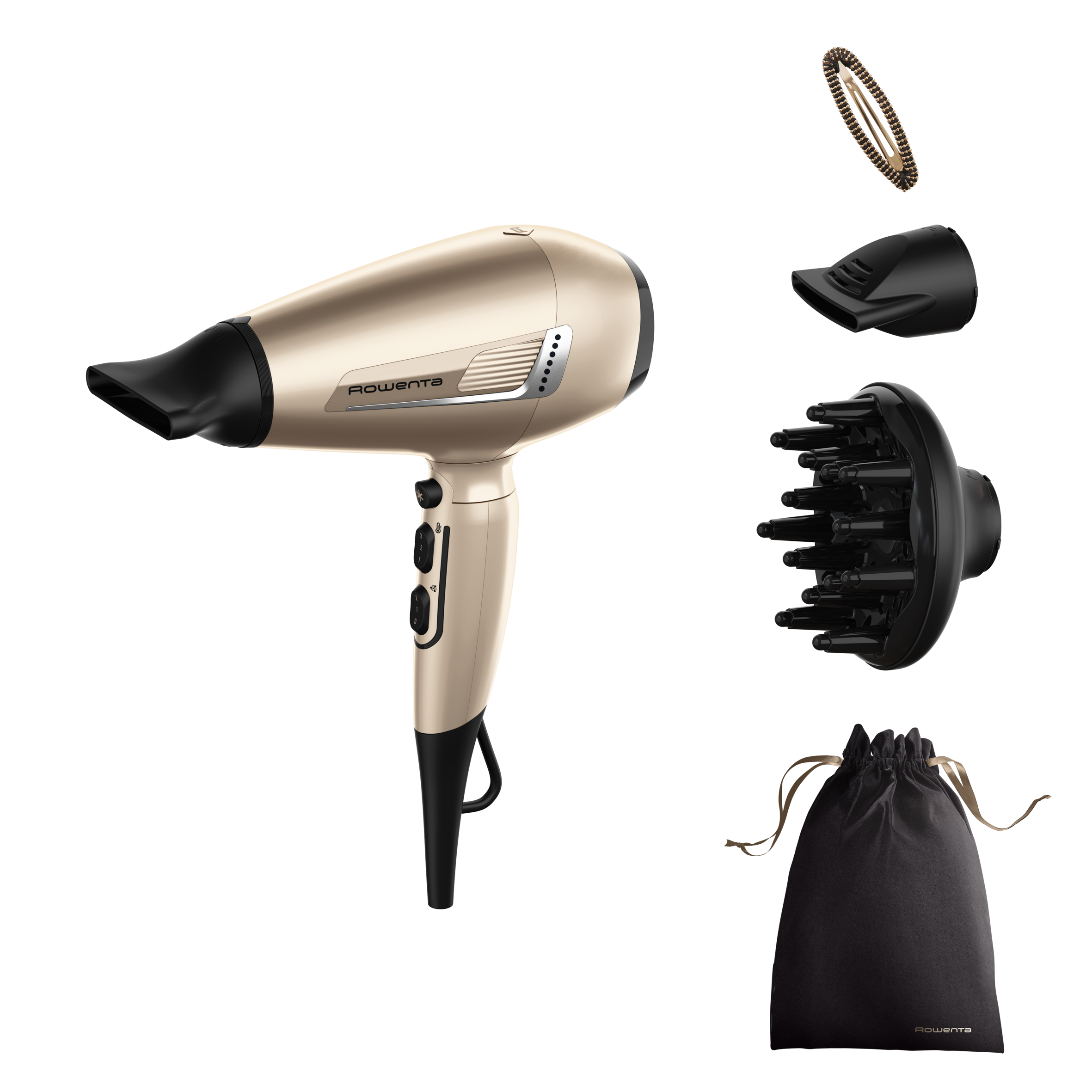 Pro Expert Sèche-cheveux, Moteur Pro AC 2 200 W, Séchage ultra rapide
