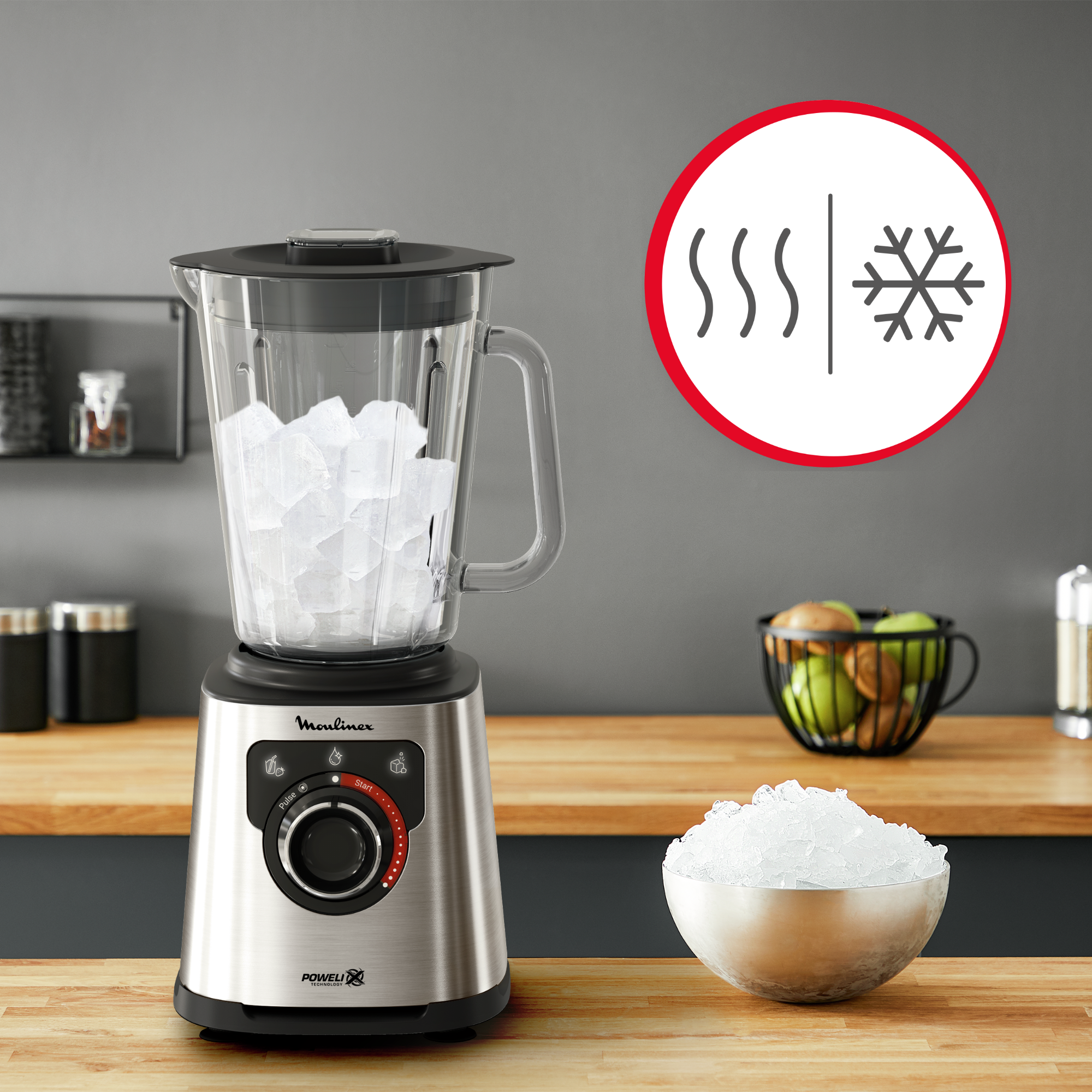 PerfectMix+ LM871D10 Blender haute vitesse 15 vitesses