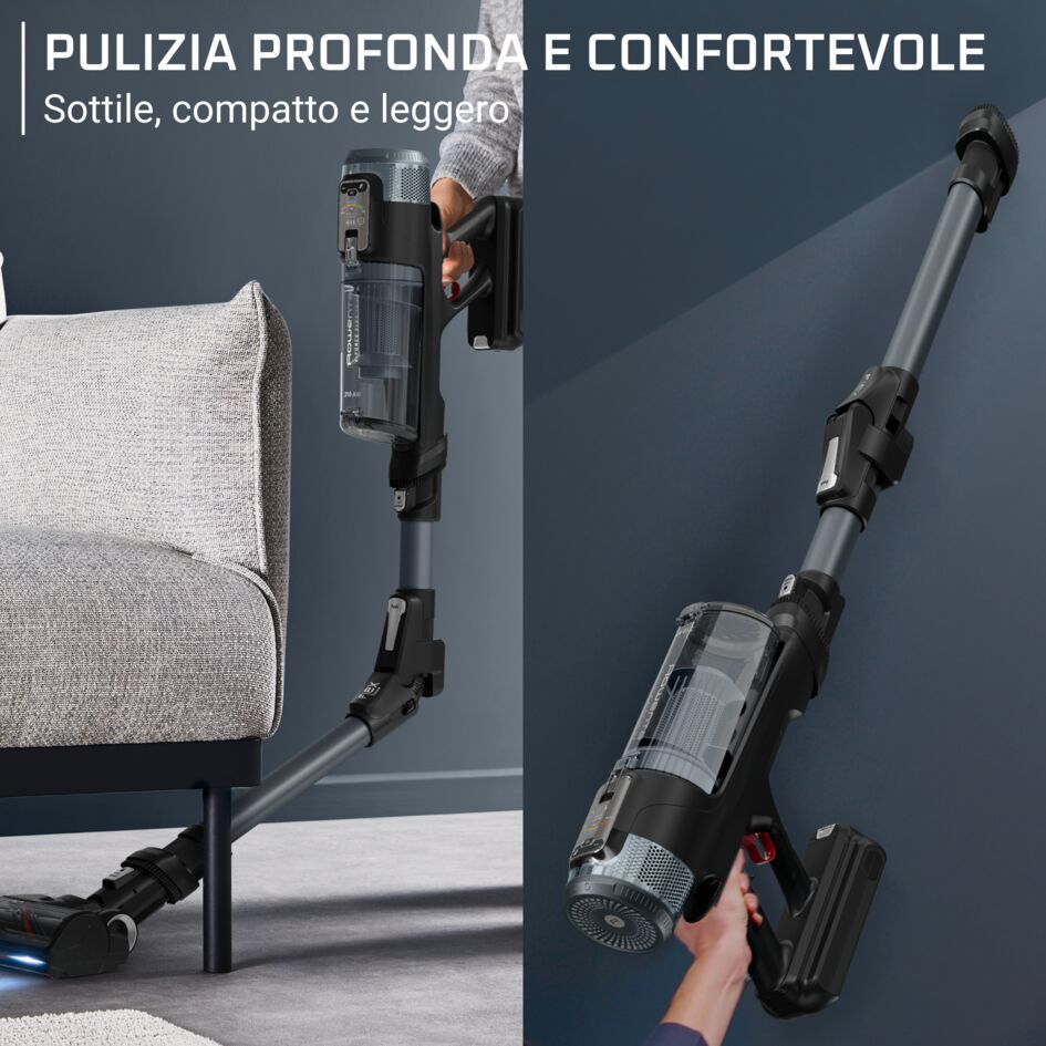 Pack Esclusivo Online - X-FORCE FLEX 16.60, Modello Animal Care + X-Clean 7, Lavapavimenti Senza Fili | Rowenta