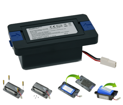 Vhbw Batería compatible con Rowenta X-plorer serie 20 RR6825, RR6825WH