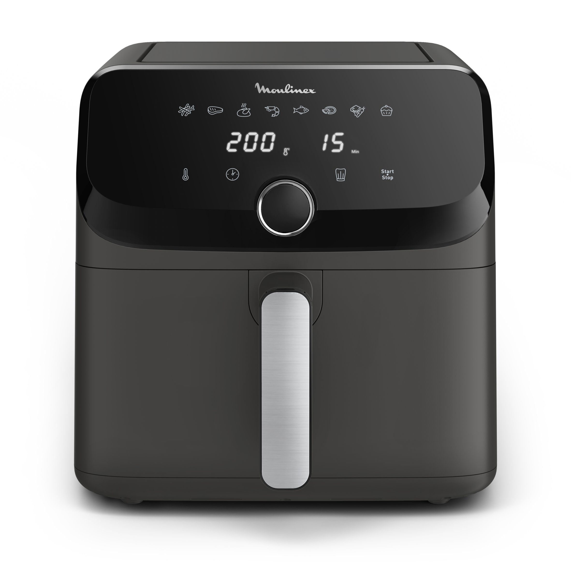 Easy Fry Mega, air fryer, très grande capacité 7.5 L, 1 tiroir, 8 programmes