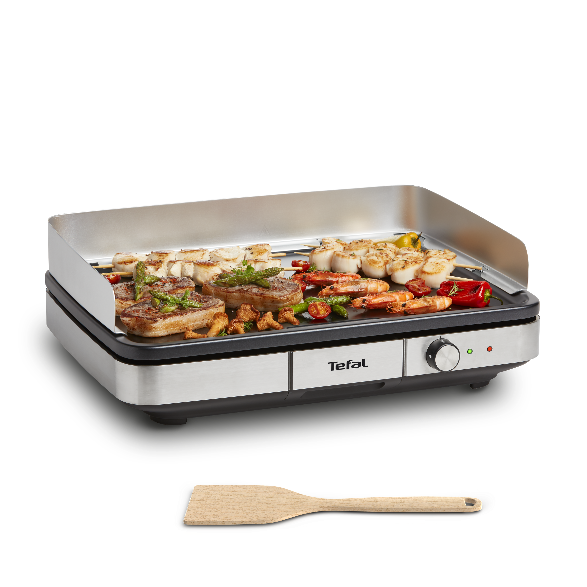 Plancha Tefal Des Saveurs Gourmet CB658P01 2400 W Gris - Barbecue, plancha