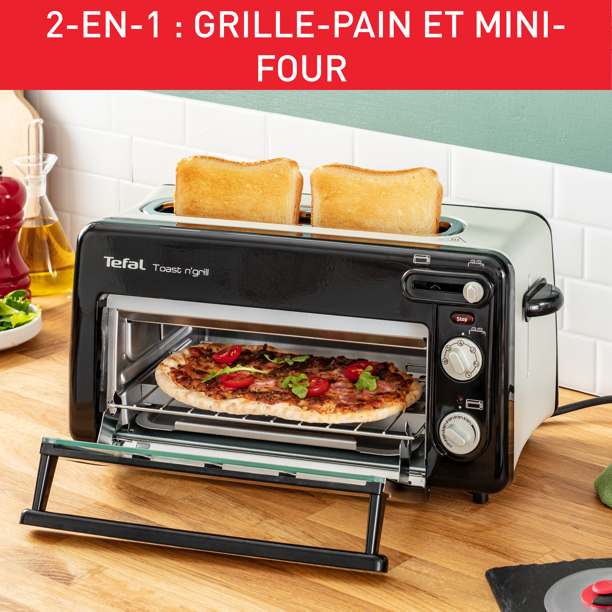 Grille-pain Four/friteuse à Air à Convection CuisinartMD Avec 6 Fonctions, Acier Inoxydable
