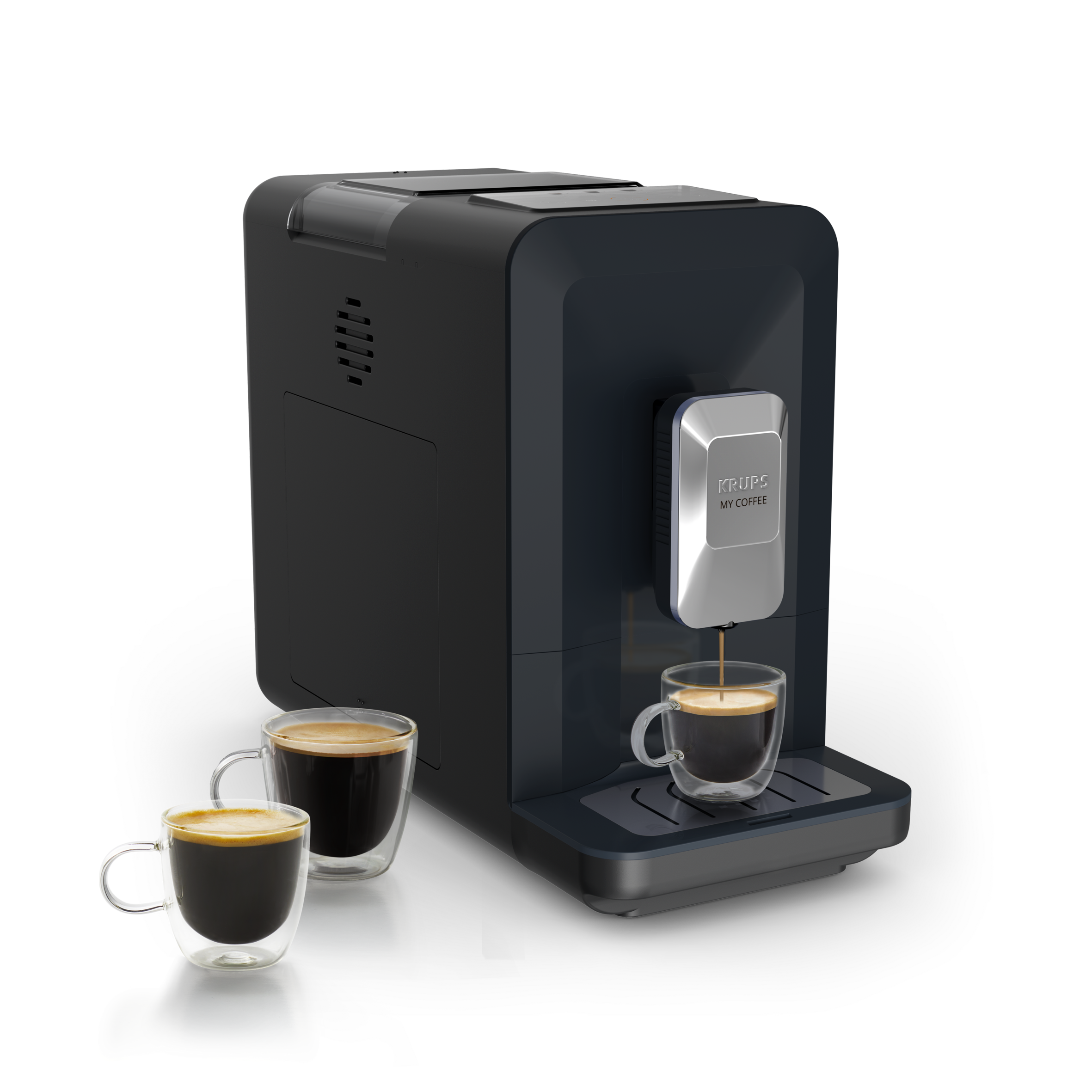 Кафеавтомат Krups My Coffee EA2004E0, 15 bar, резервоар 1.5 l, вградена кафемелачка