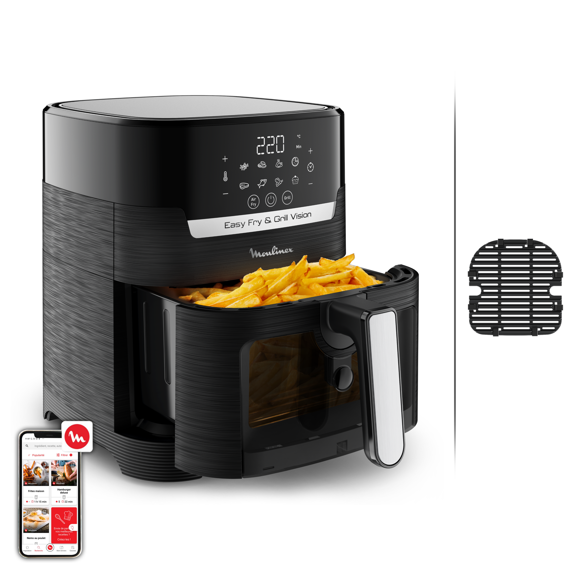Easy Fry & Grill Vision, Freidora de aire y grill