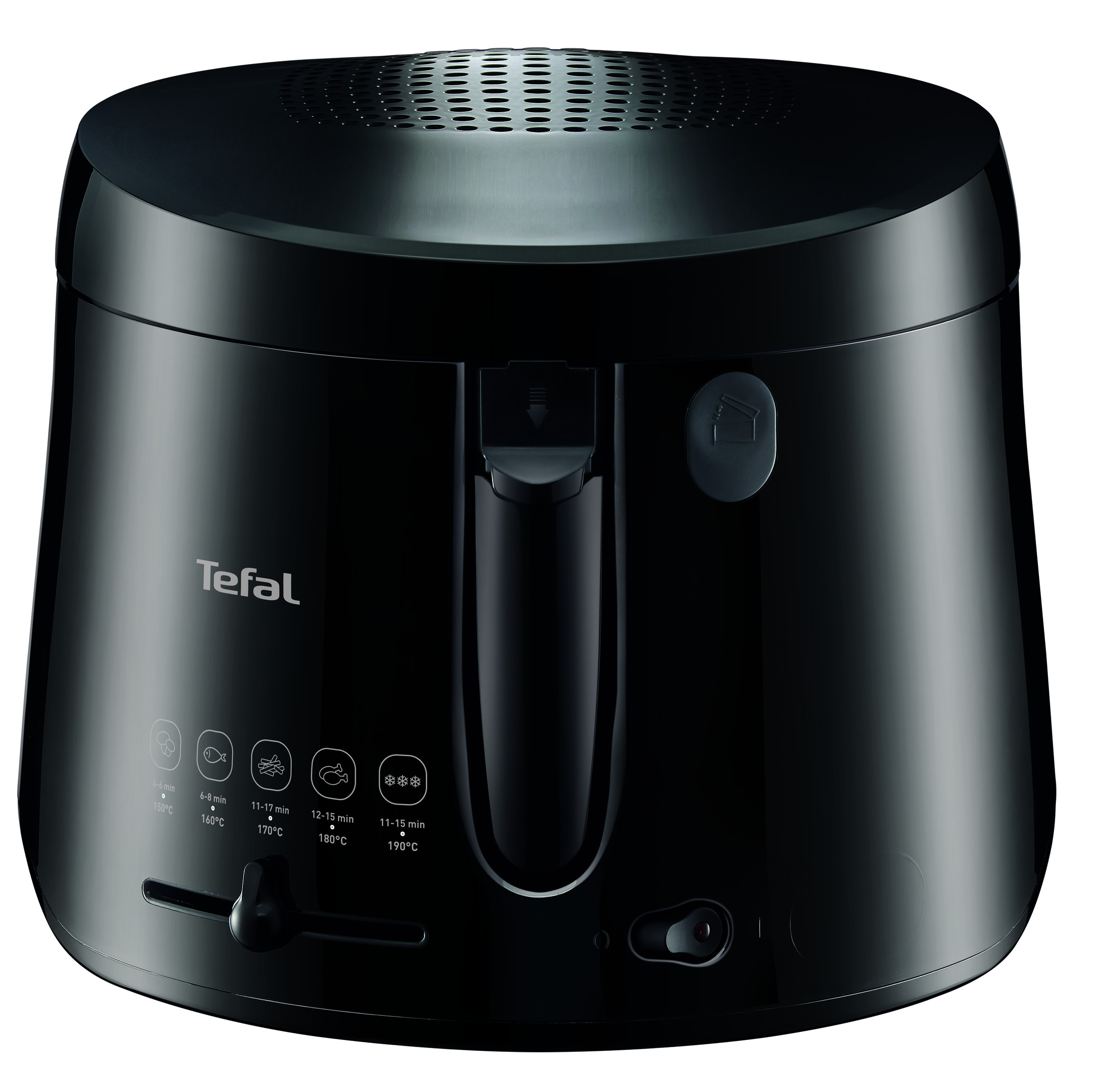 SPARES2GO Poignée de Rechange compatible avec Tefal Friteuse (Vert Noir SPARES2GO Poignée de Rechange compatible avec Tefal Friteuse (Vert Noir