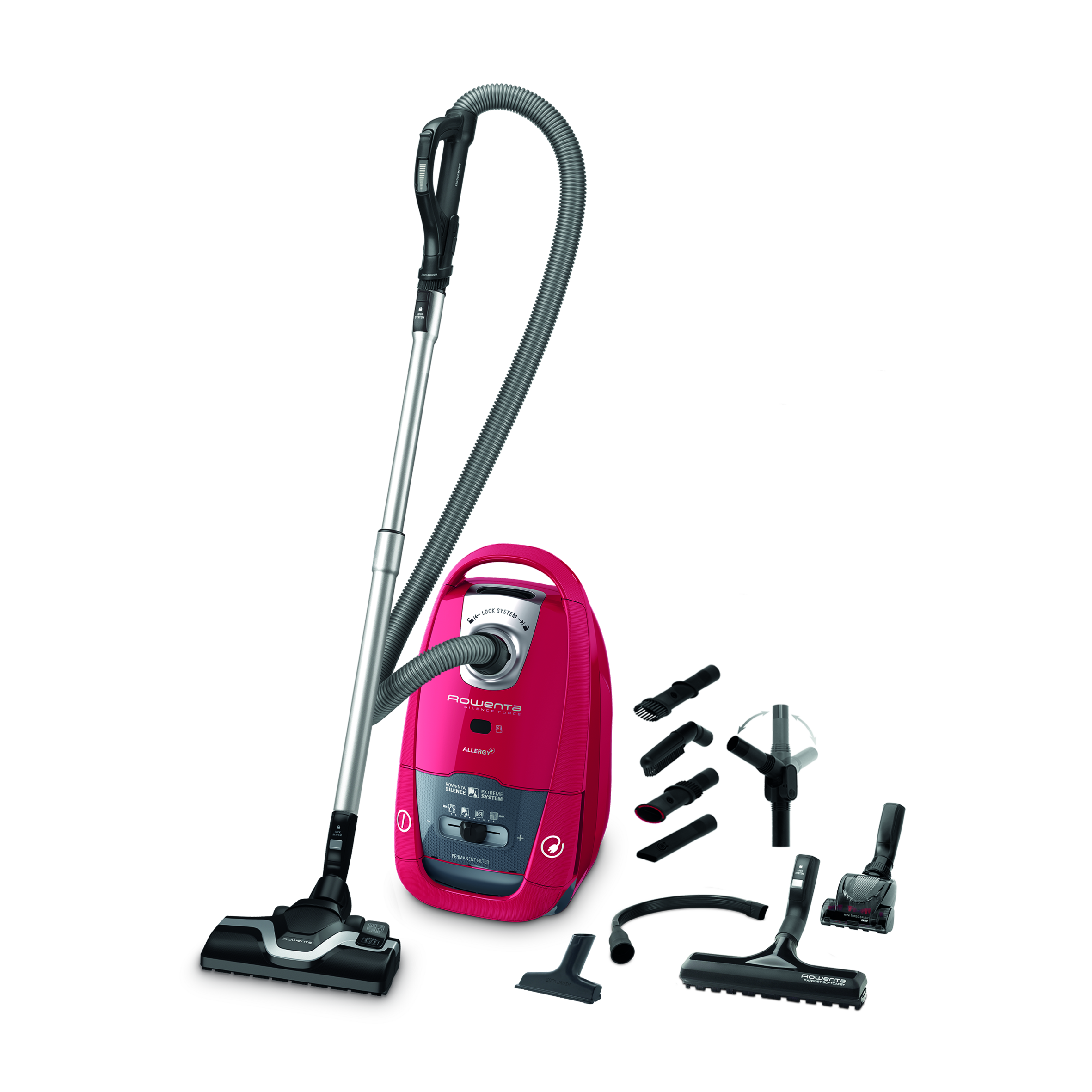 Rowenta RO6136 Green Force Max Silence-stofzuiger, carkit, 900 W motor met laag verbruik, HEPA-klasse filtratie, stilte, 12 m actieradius, hygiënische zak wissel, compact ontwerp Zwart Rowenta RO6136 Green Force Max Silence-stofzuiger, carkit, 900 W motor met laag verbruik, HEPA-klasse filtratie, stilte, 12 m actieradius, hygiënische zak wissel, compact ontwerp Zwart