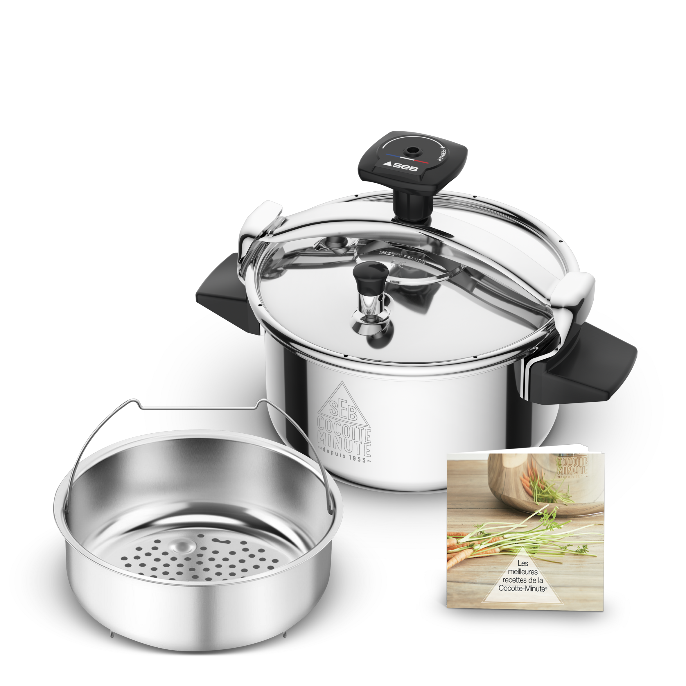 Authentique Eco, Cocotte-Minute® 4.5L, Cuisson rapide, Cuisine saine, Fabriqué en France
