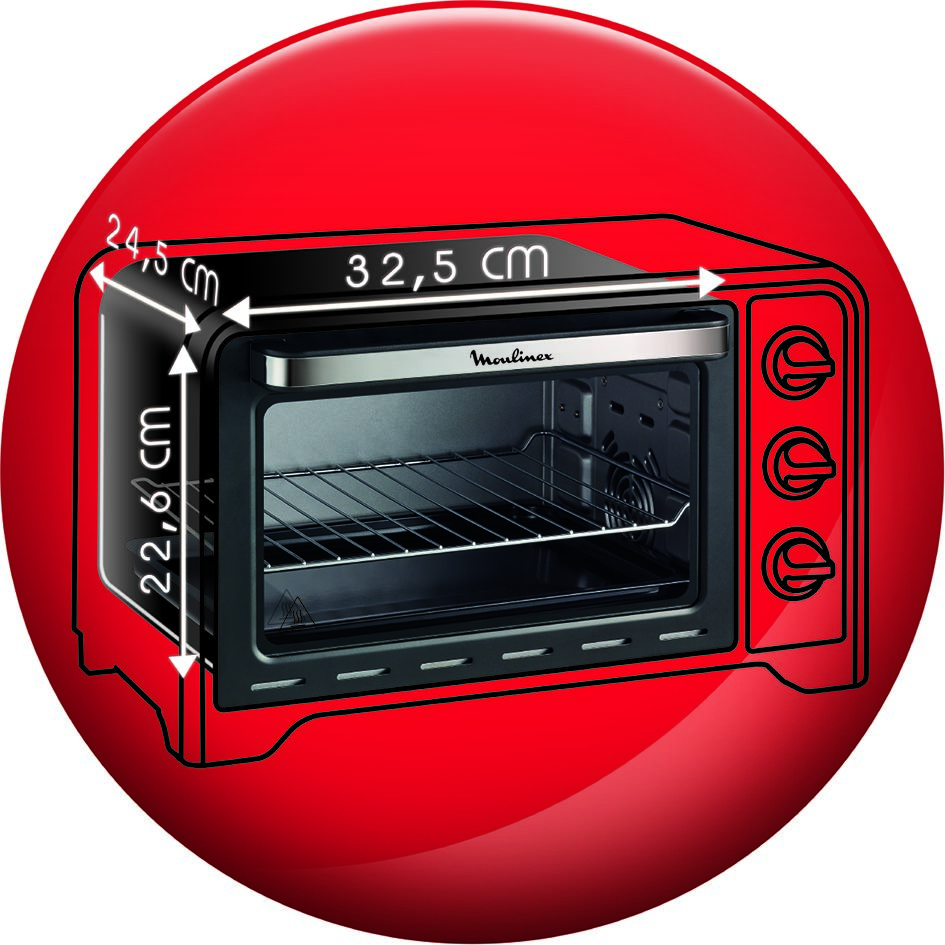 Moulinex Tefal resistenze 455mm 115V 500W forno Optimo 39L OX4848 OX4878 OF4848