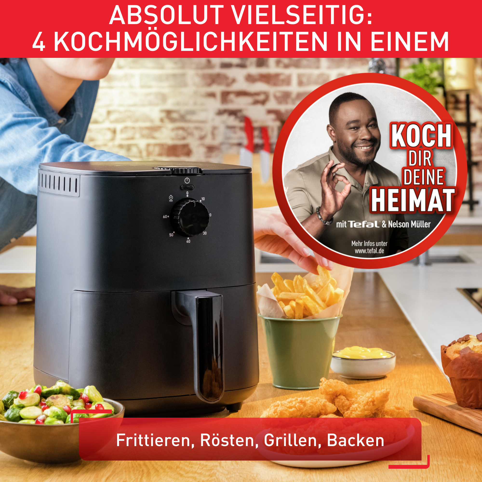 Easy Fry Essential 3,5 L Heißluftfritteuse EY1308 | Heißluftfritteusen ...
