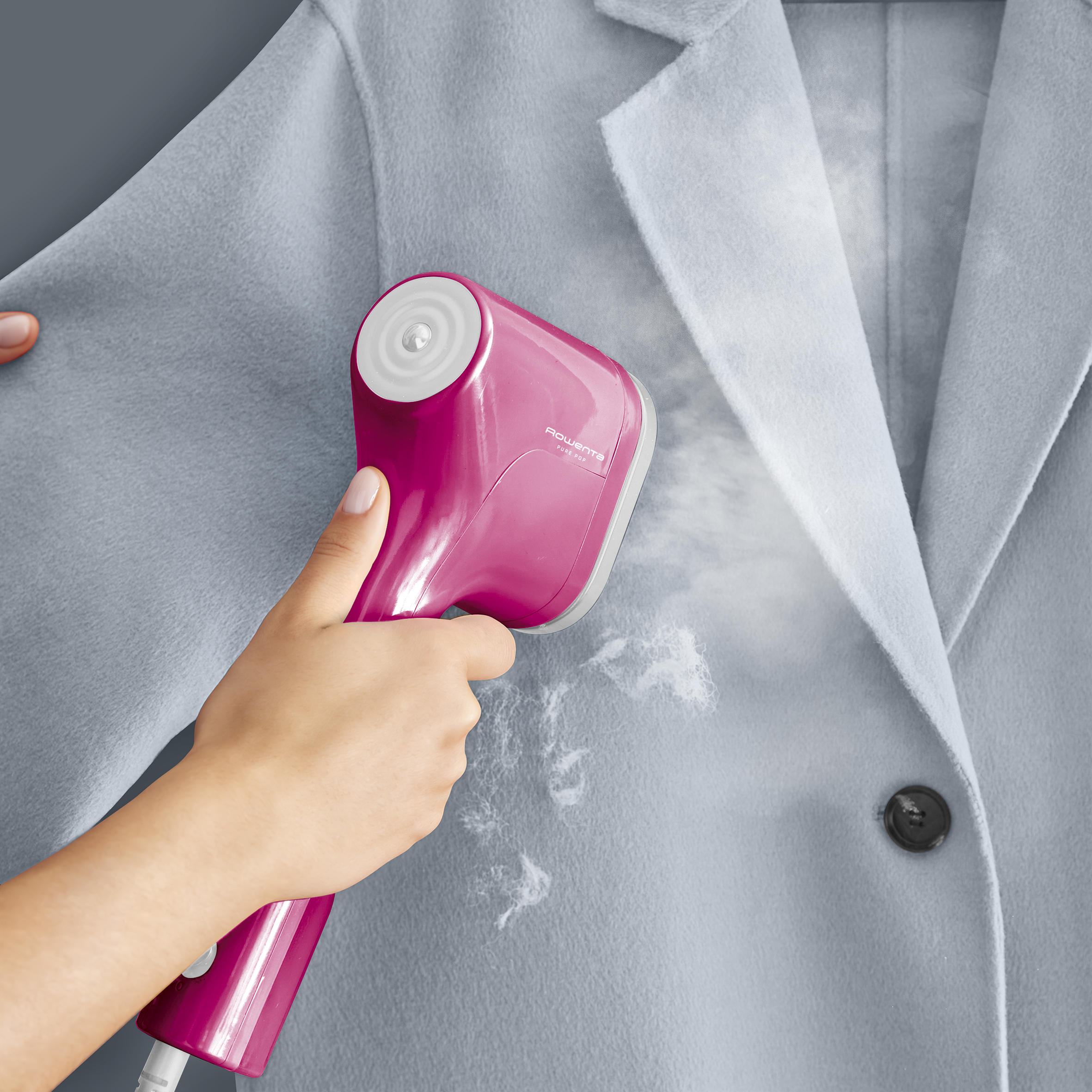 Ferro Da Stiro Verticale Rowenta Pure Pop - Portatile A Vapore 1300W Per Stirare E Igienizzare