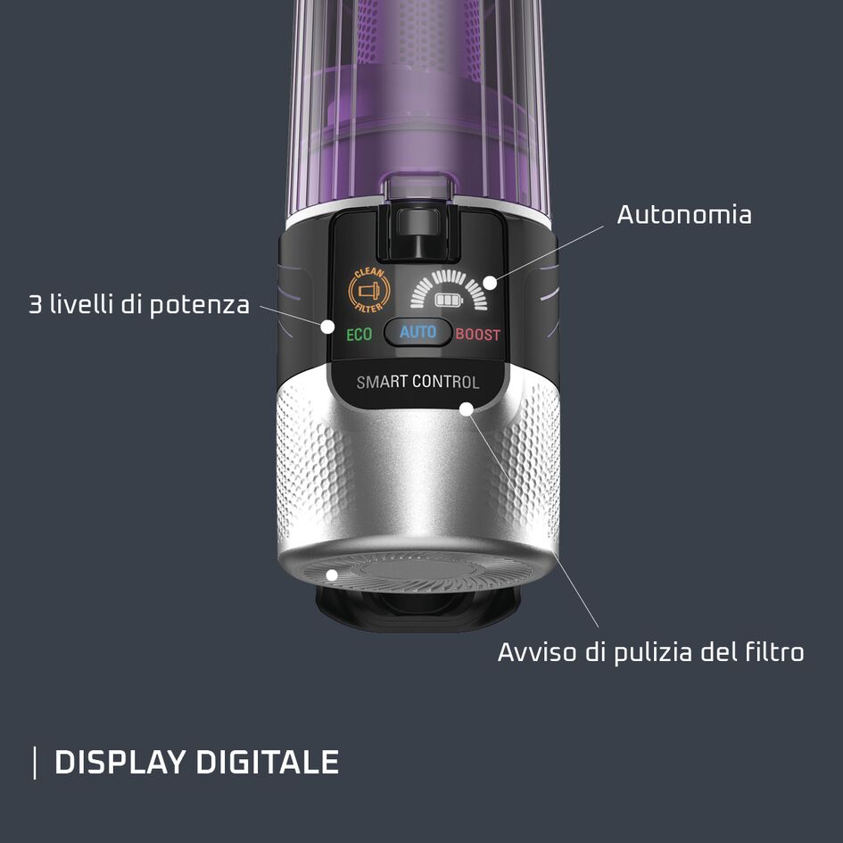 X-Force Flex 9.60, Aspirapolvere Senza Filo, Modello Allergy, 100 AW, Autonomia 45 Min