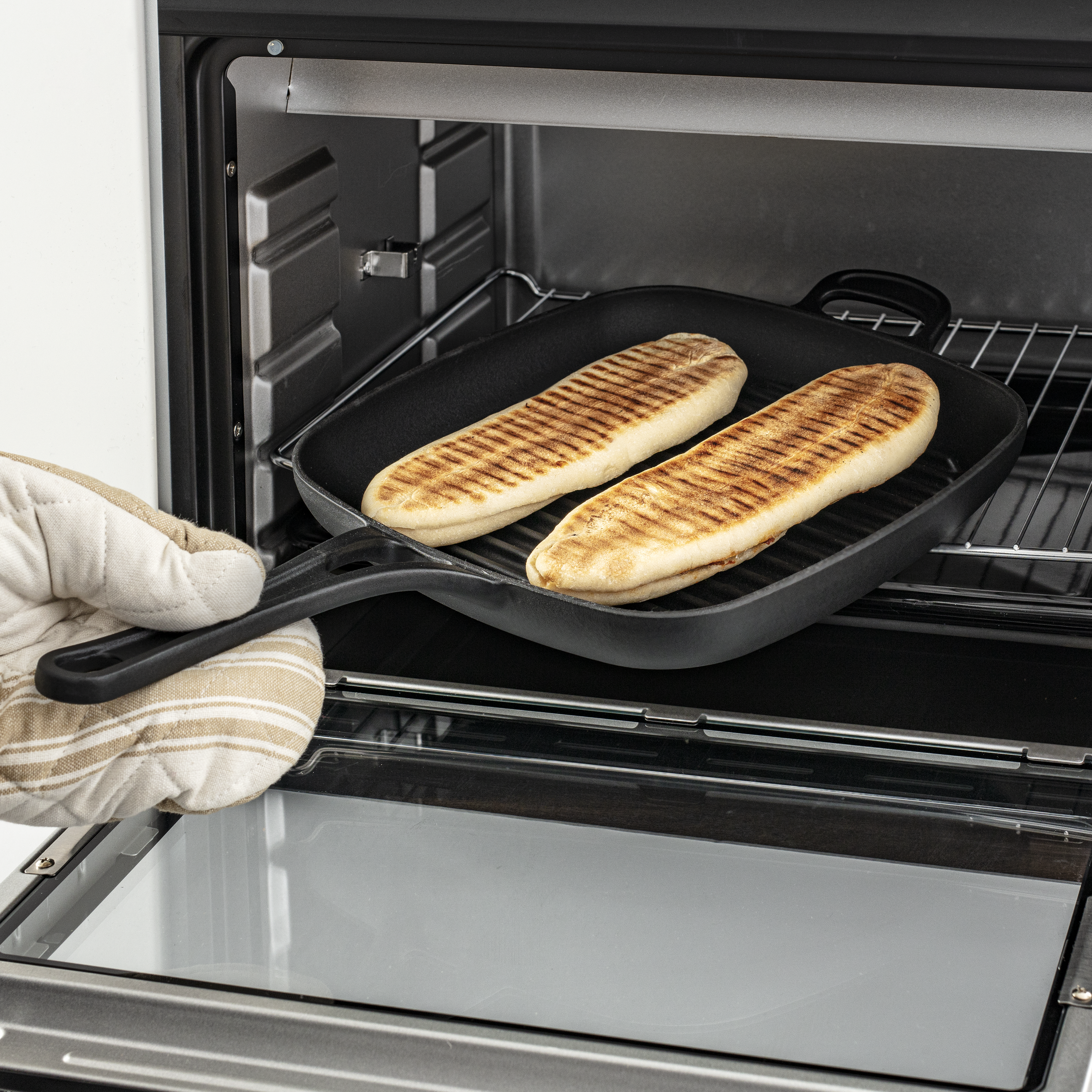Plaque Chauffante 39x15 Cm GFTIME Lot De 3 - Compatible Ducane Affinity, Landmann, Jamie Oliver - Acier Inoxydable