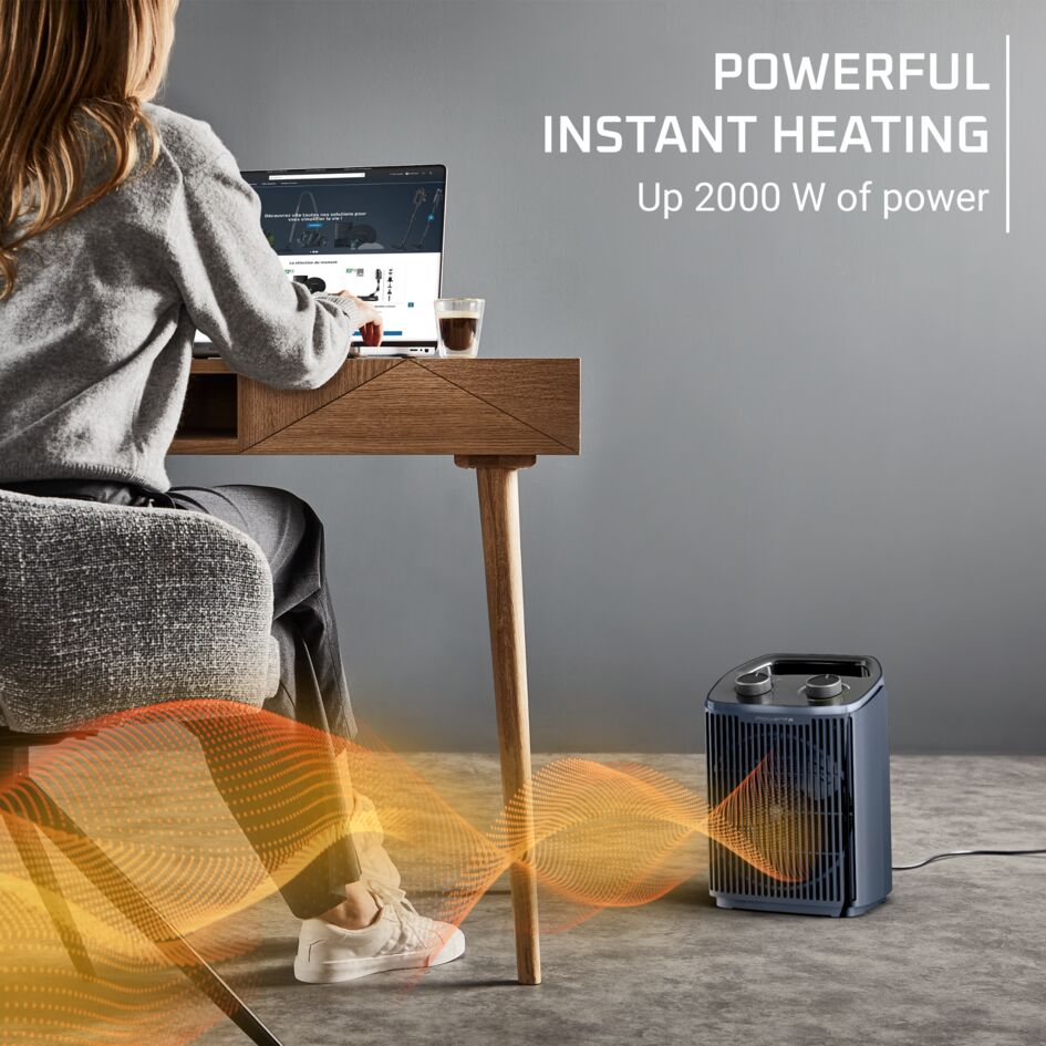 Termoventilatore Intense Comfort, silenzioso, 2000 W
