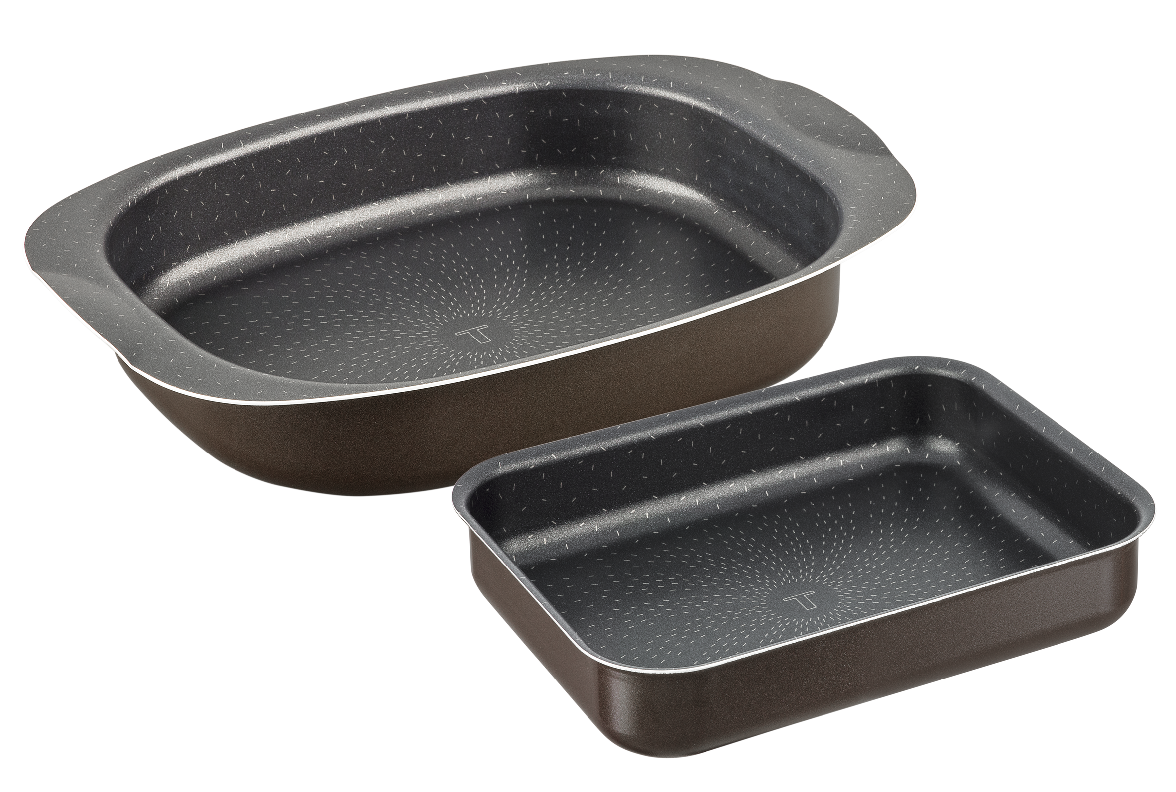 SUCCESS Set 2 pièces : Plat à gratin  24 x 36 cm, Plat à four 19 x 25 cm